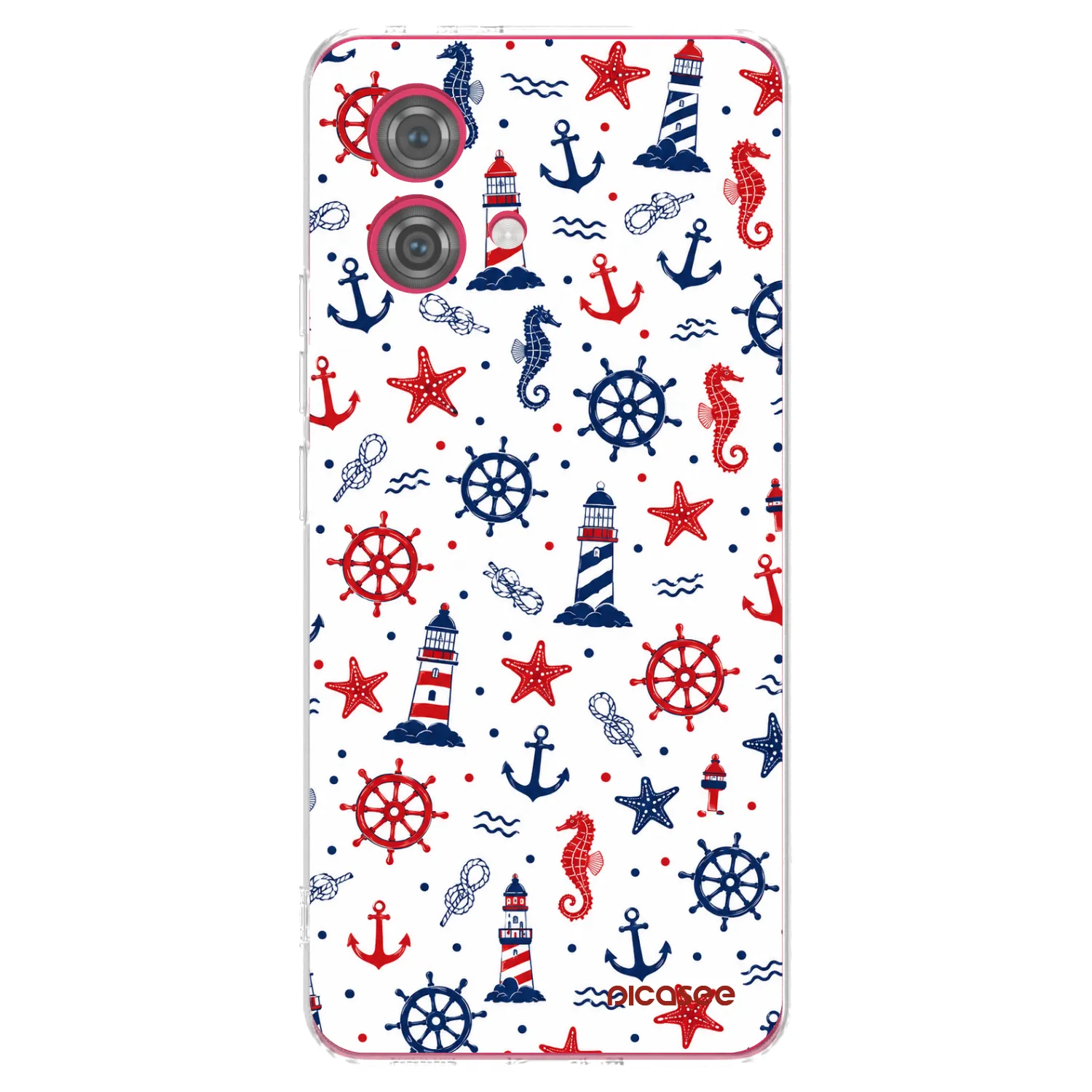 Picasee silikonski prozorni ovitek za Motorola Moto G84 5G - Sailor Vibes