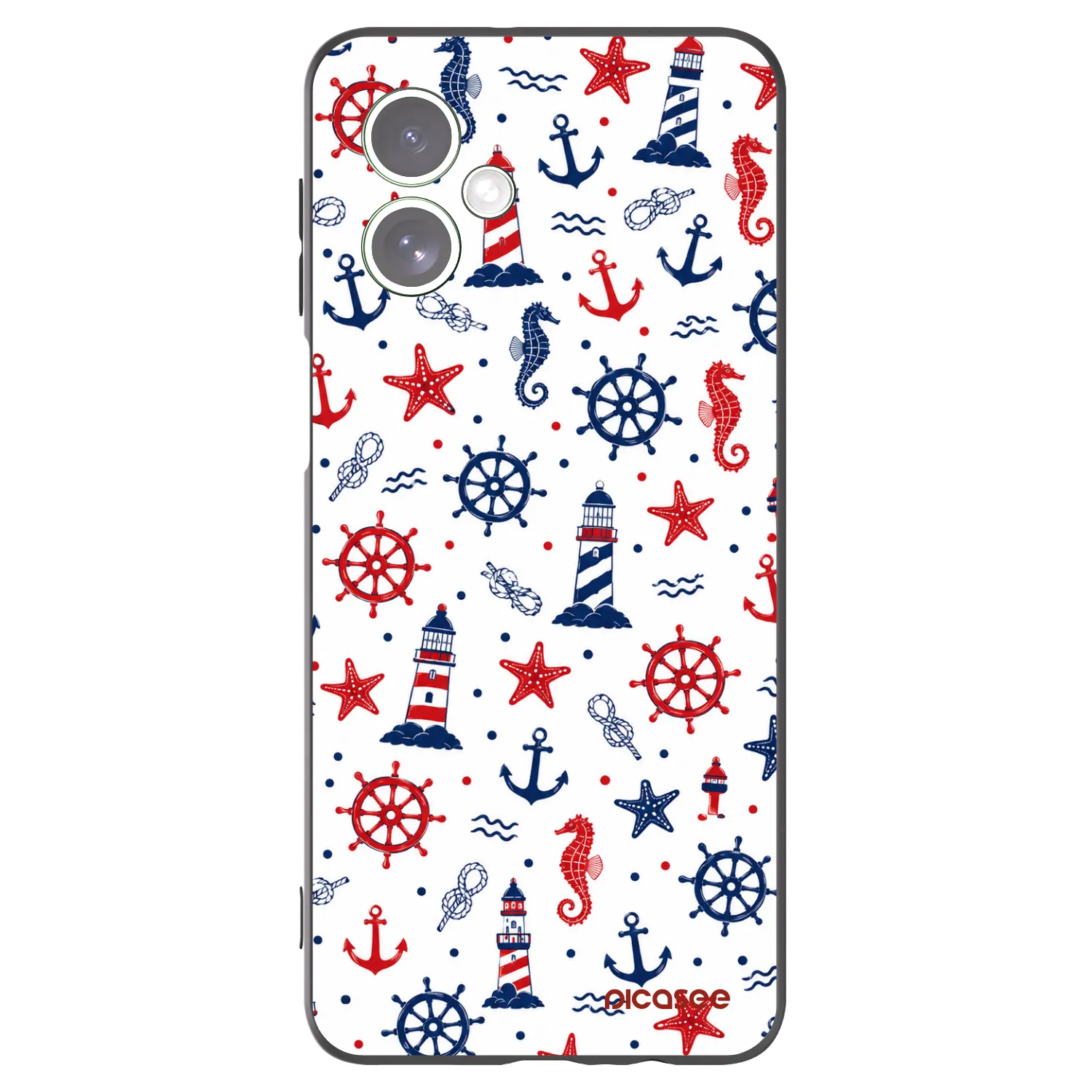 Picasee silikonski črni ovitek za Motorola Moto G54 5G - Sailor Vibes