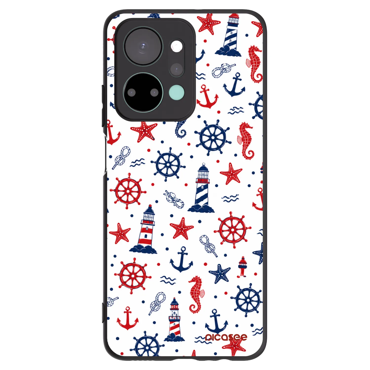 Picasee silikonski črni ovitek za Honor X7a - Sailor Vibes