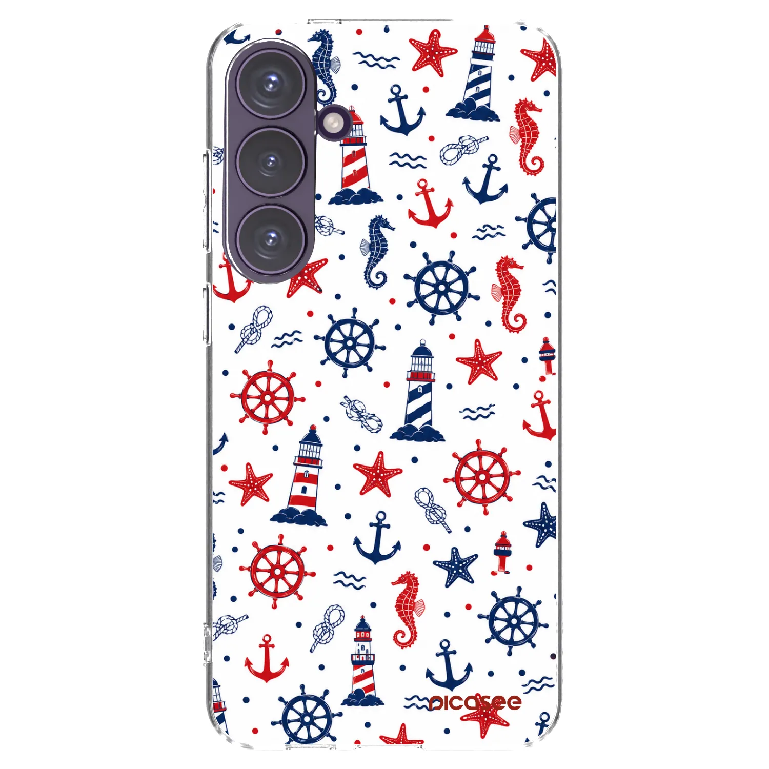 Picasee silikonski prozorni ovitek za Samsung Galaxy S24+ S926B 5G - Sailor Vibes