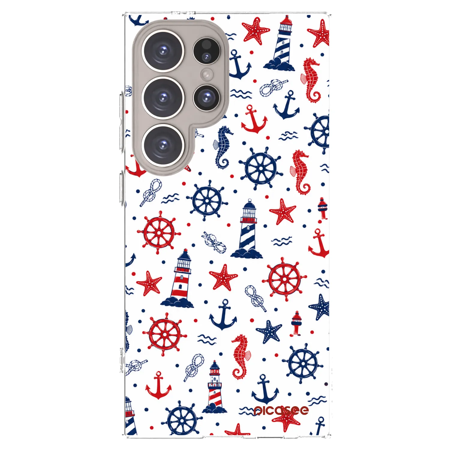 Picasee silikonski prozorni ovitek za Samsung Galaxy S24 Ultra S928B 5G - Sailor Vibes