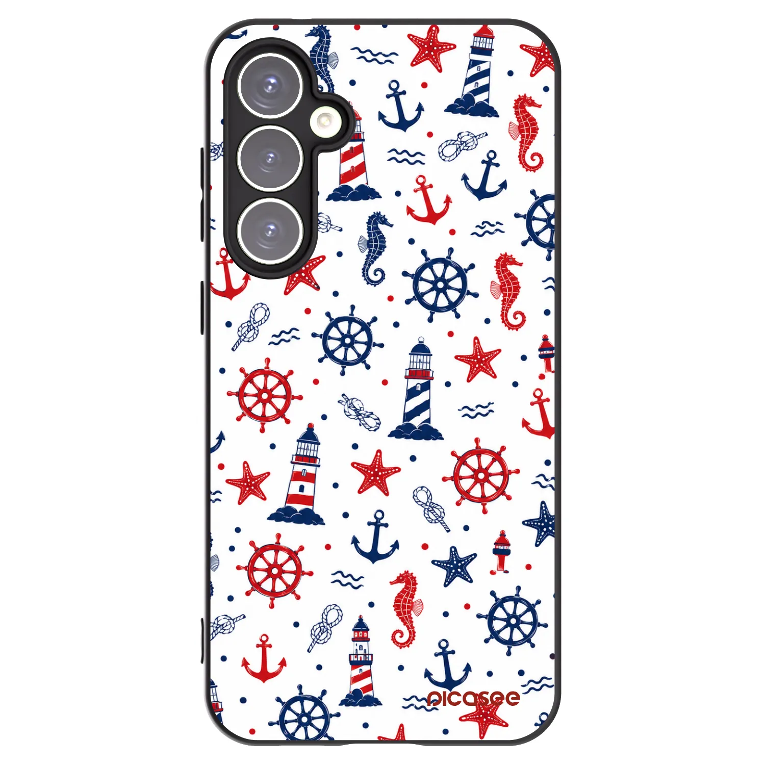 Picasee silikonski črni ovitek za Samsung Galaxy S23 FE S711B - Sailor Vibes