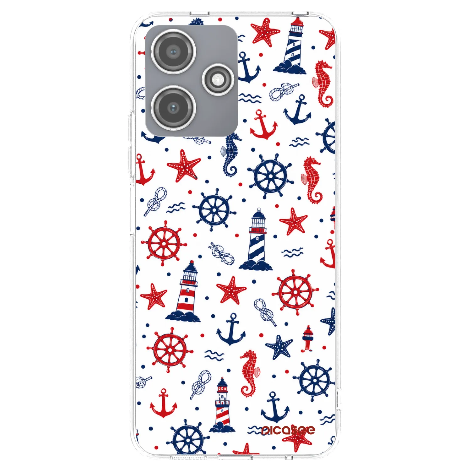 Picasee silikonski prozorni ovitek za Xiaomi Redmi 12 5G - Sailor Vibes