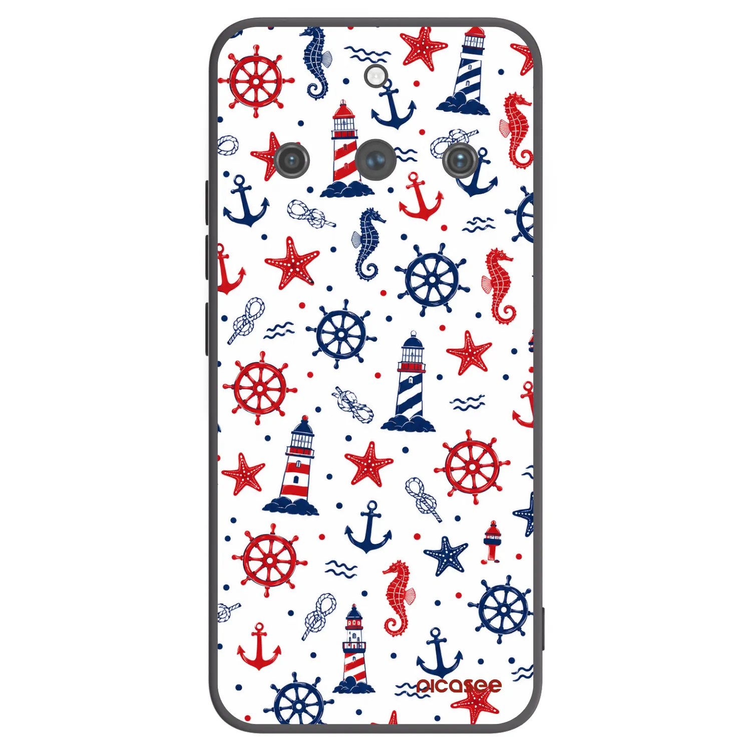 Picasee silikonski črni ovitek za Realme 11 Pro+ - Sailor Vibes