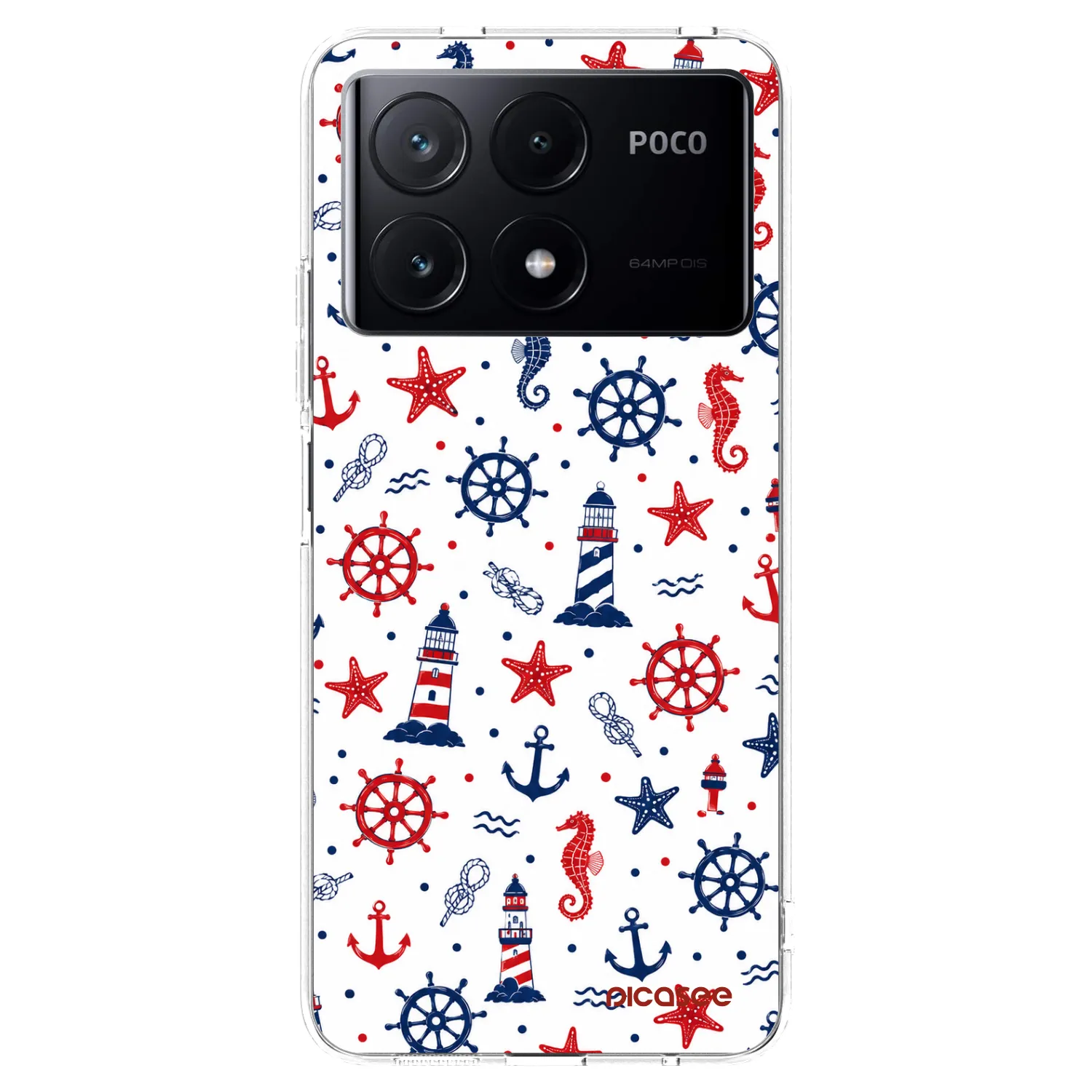 Picasee silikonski prozorni ovitek za Xiaomi Poco X6 Pro - Sailor Vibes