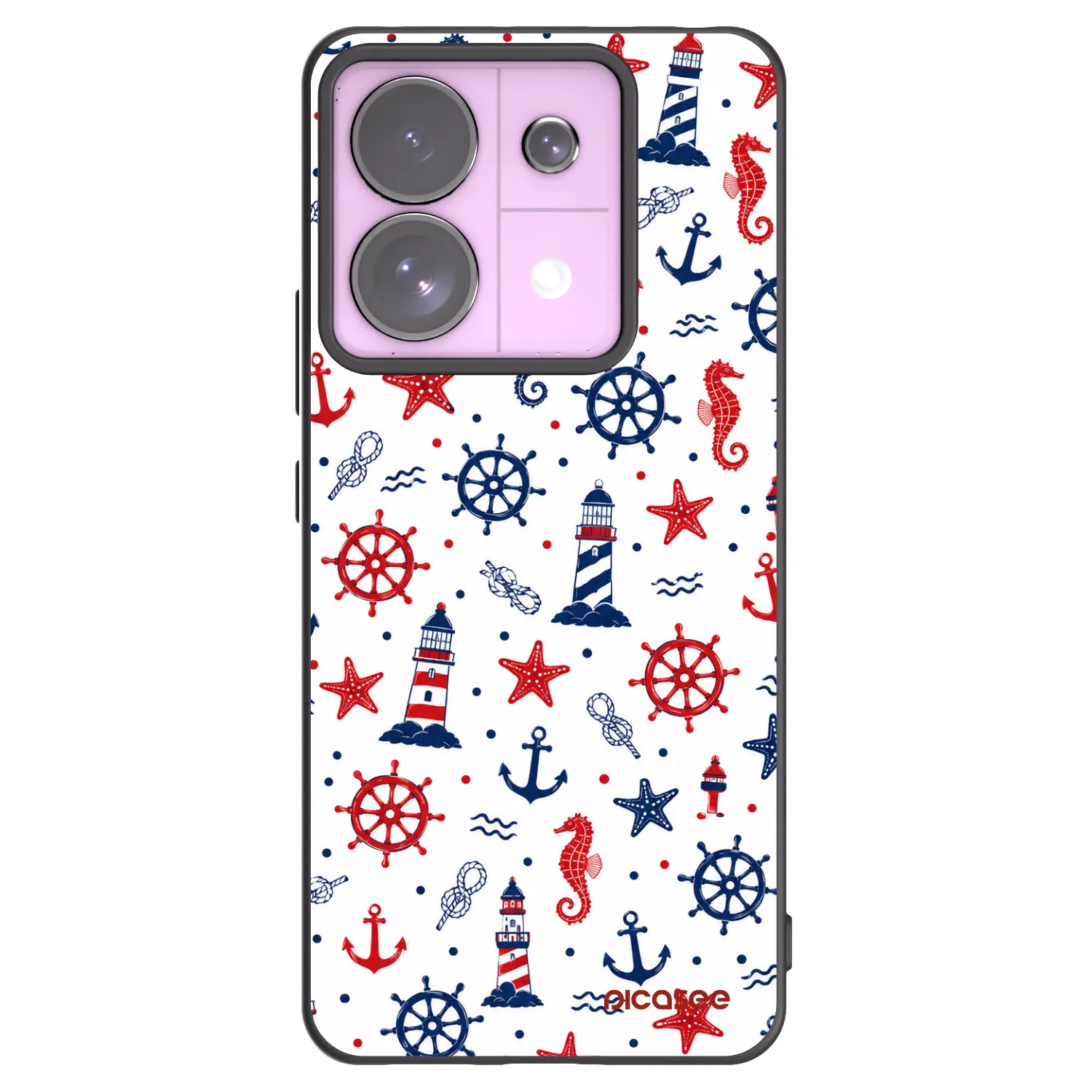 Picasee silikonski črni ovitek za Xiaomi Redmi Note 13 Pro 5G - Sailor Vibes