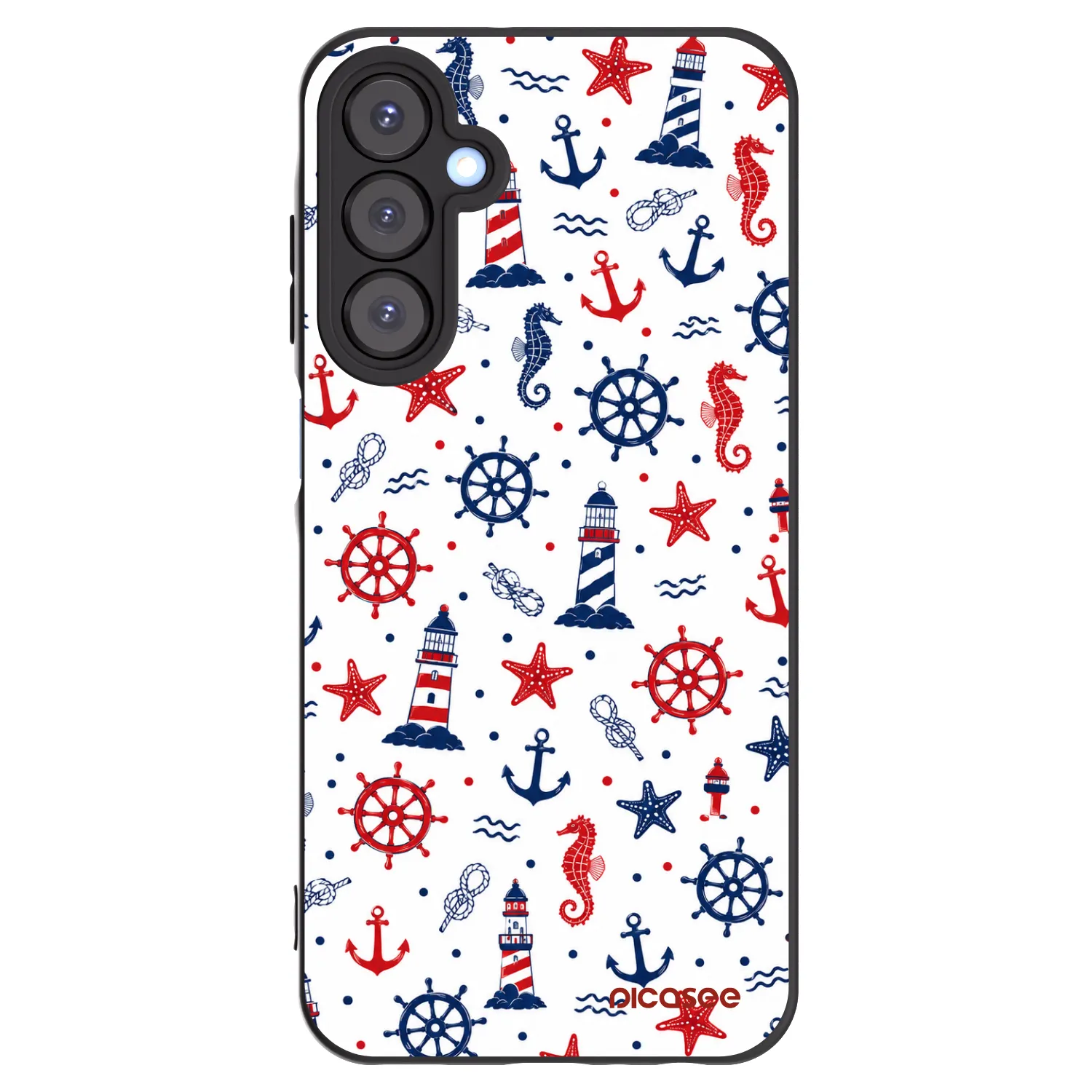 Picasee silikonski črni ovitek za Samsung Galaxy A25 A256B 5G - Sailor Vibes