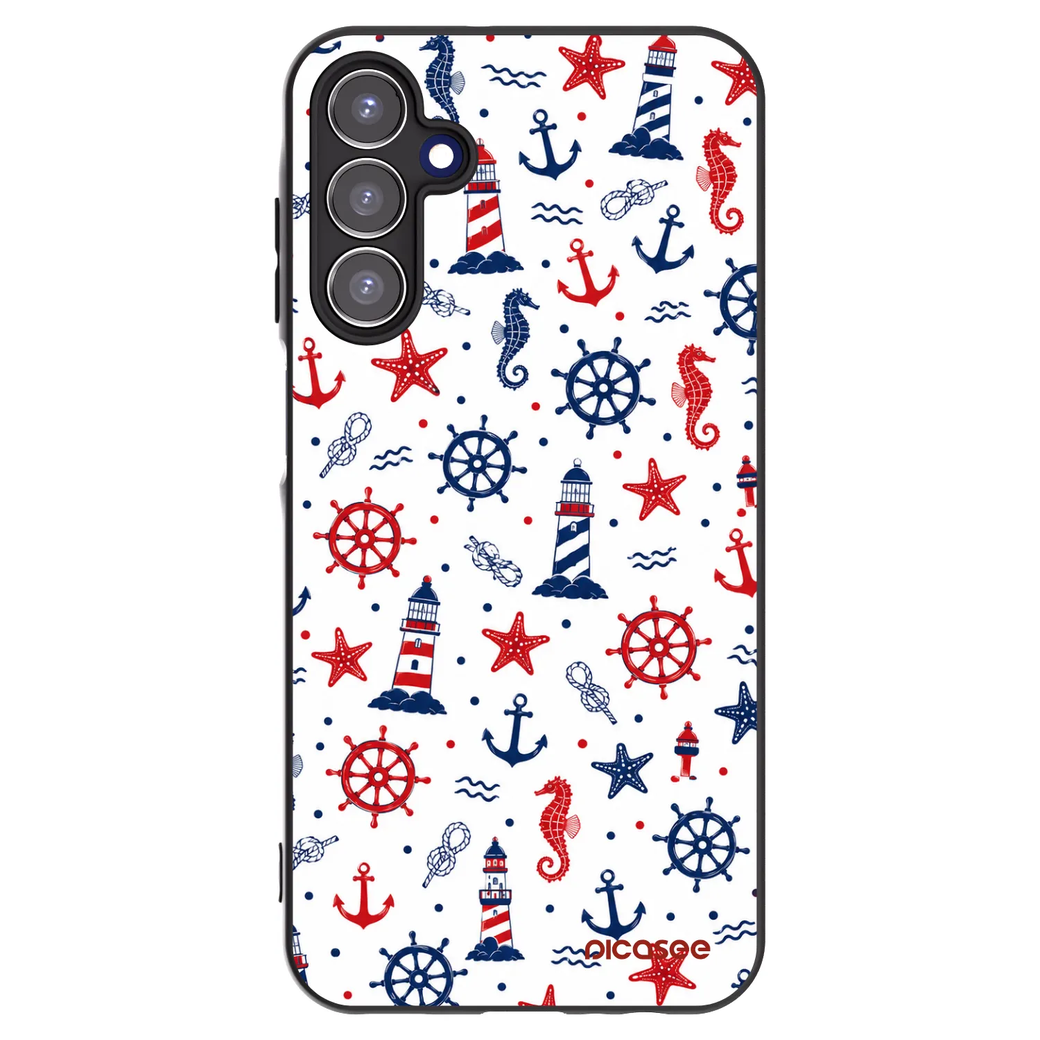 Picasee silikonski črni ovitek za Samsung Galaxy A15 A155F 4G - Sailor Vibes