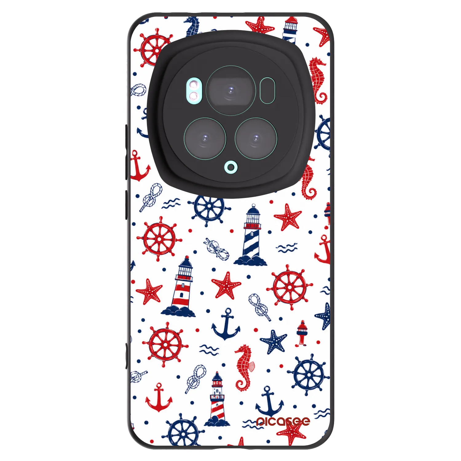 Picasee silikonski črni ovitek za Honor Magic6 Pro - Sailor Vibes