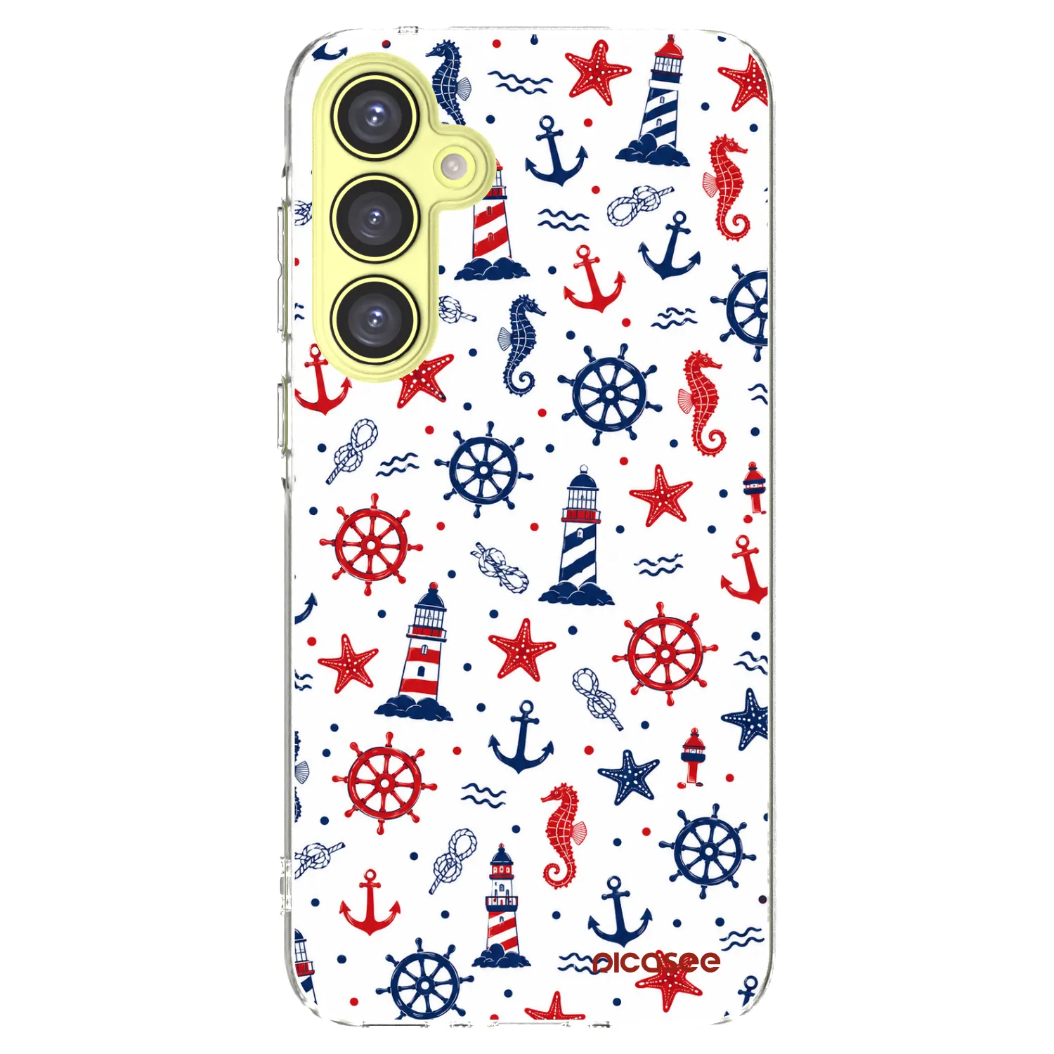 Picasee silikonski prozorni ovitek za Samsung Galaxy A35 5G A356B - Sailor Vibes