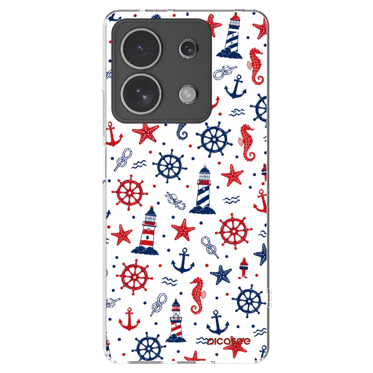 Picasee silikonski prozorni ovitek za Xiaomi Redmi Note 13 4G - Sailor Vibes