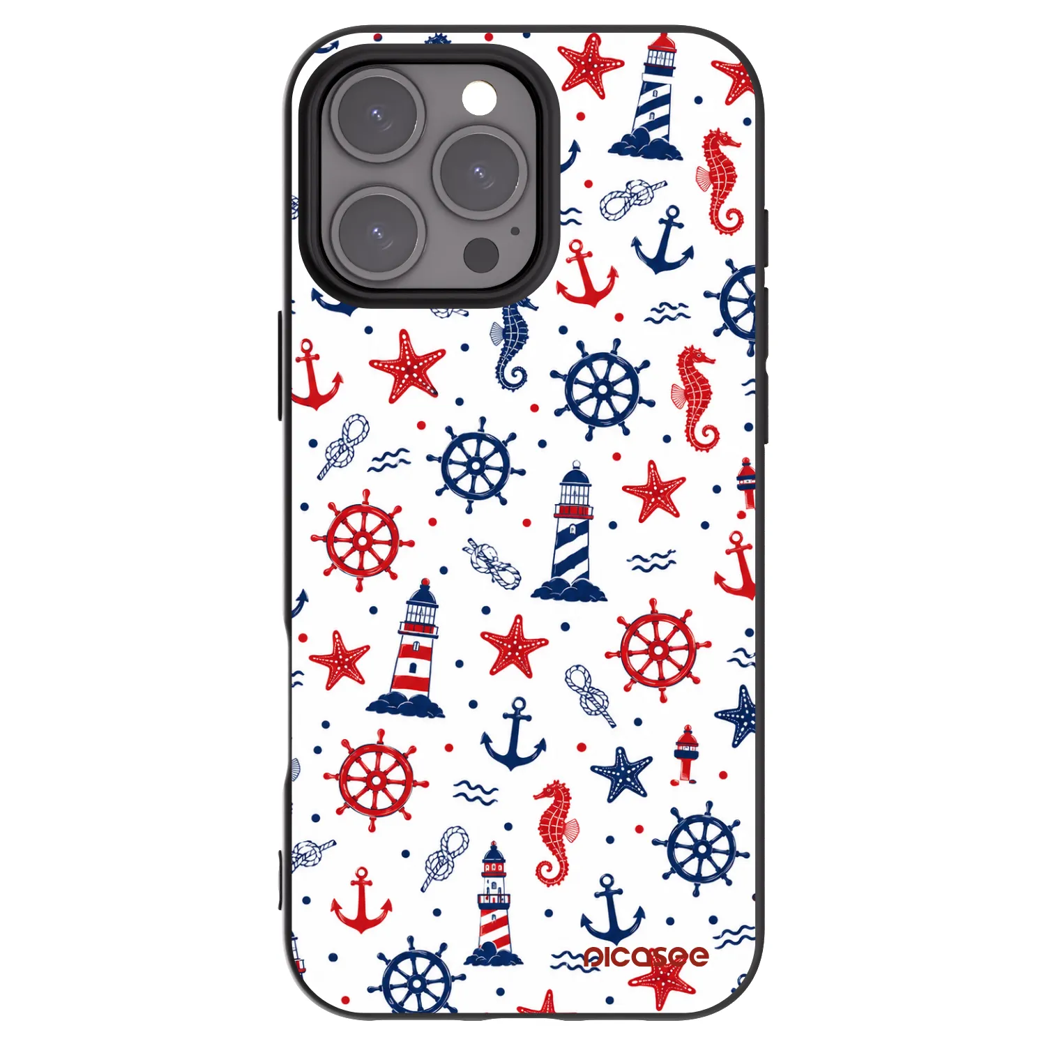 Picasee silikonski črni ovitek za Apple iPhone 16 Pro Max - Sailor Vibes