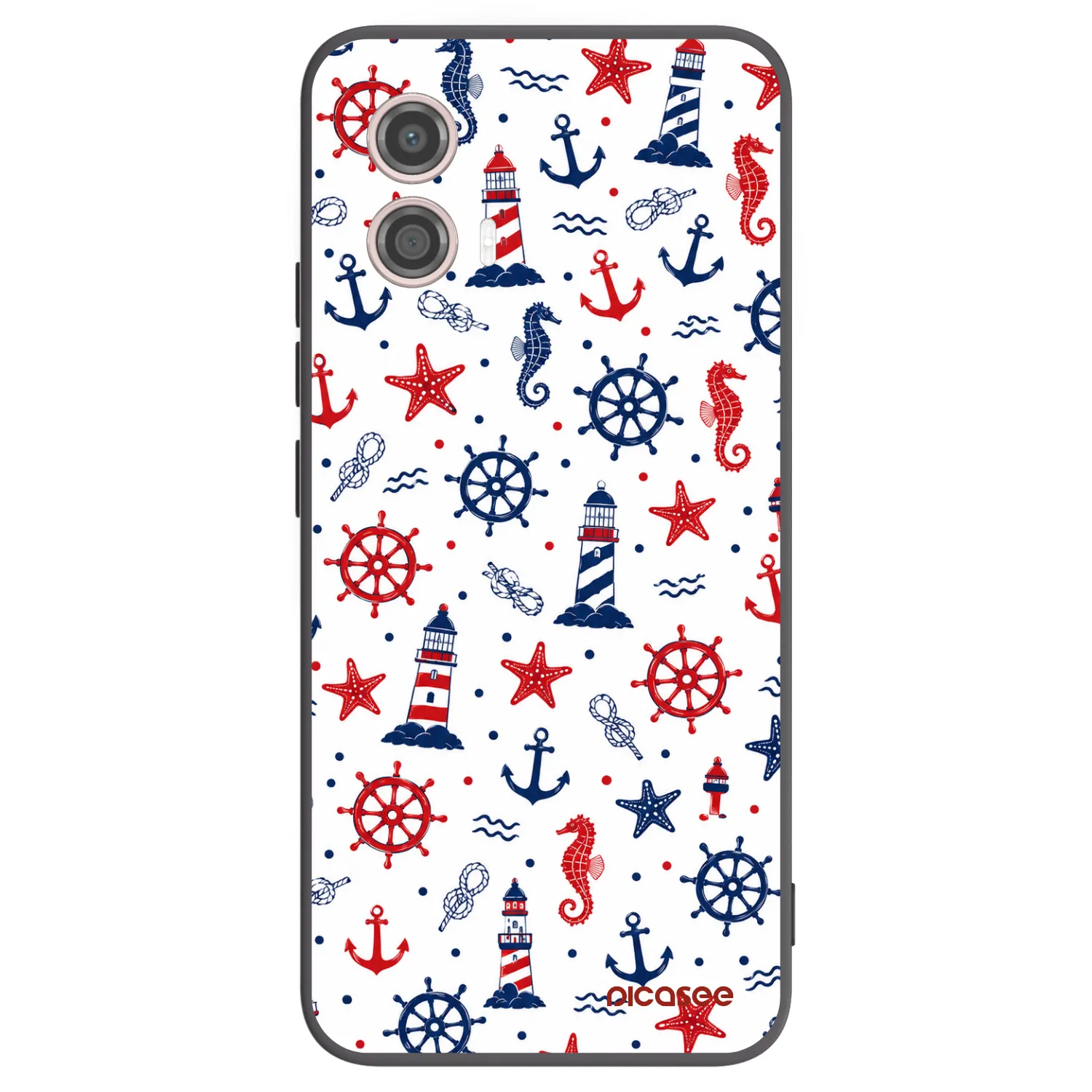 Picasee silikonski črni ovitek za Motorola Moto G53 5G - Sailor Vibes