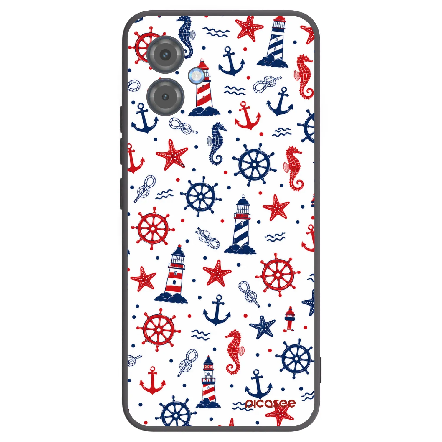 Picasee silikonski črni ovitek za Motorola Moto G14 - Sailor Vibes