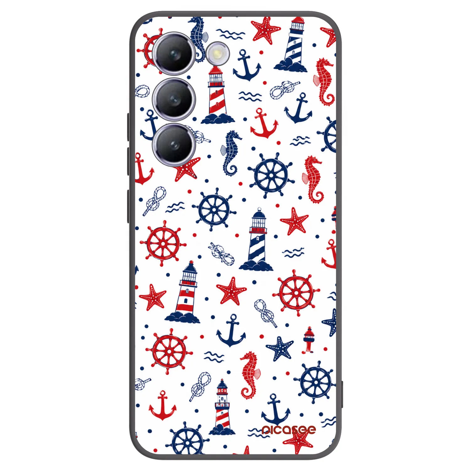 Picasee silikonski črni ovitek za Vivo V40 SE 5G - Sailor Vibes