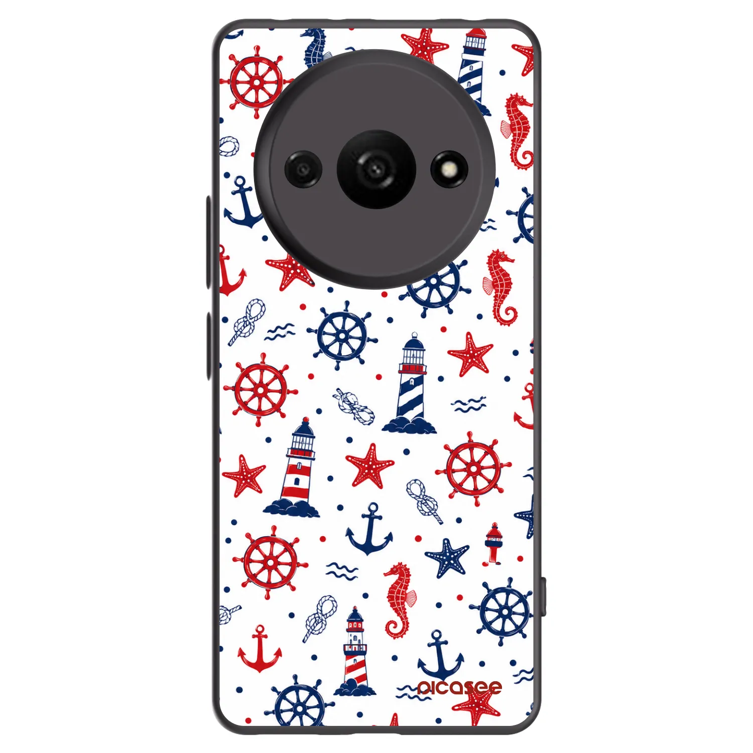 Picasee silikonski črni ovitek za Xiaomi Redmi A3 - Sailor Vibes