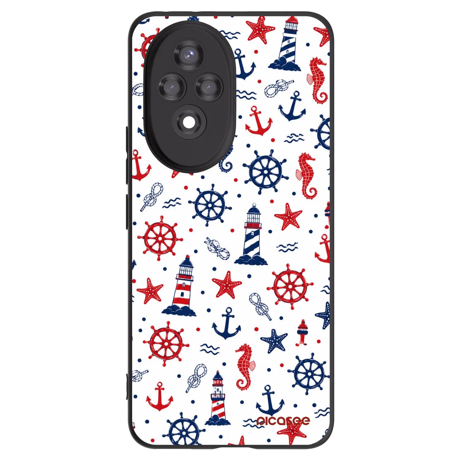 Picasee silikonski črni ovitek za Honor 200 5G - Sailor Vibes