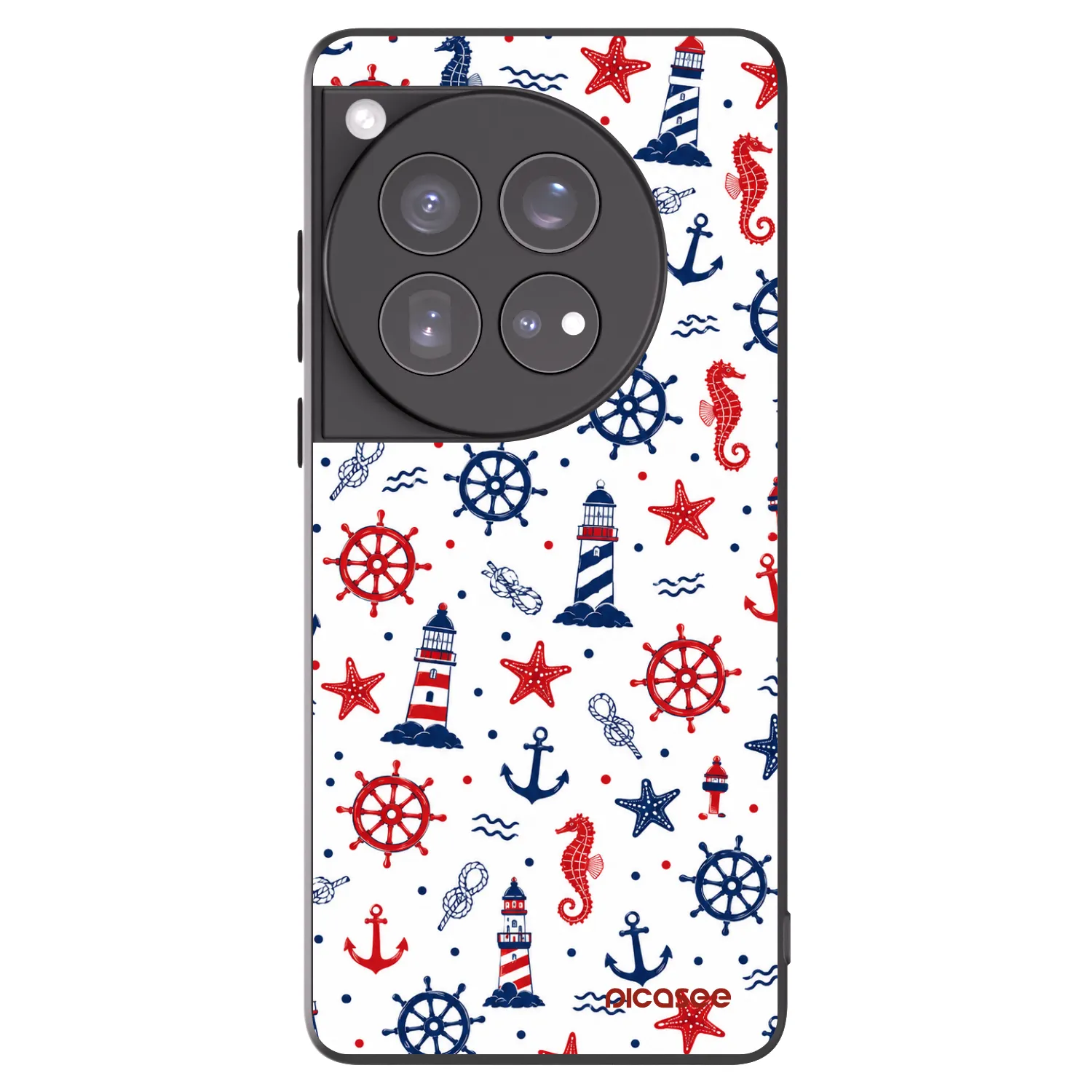 Picasee silikonski črni ovitek za OnePlus 12 5G - Sailor Vibes