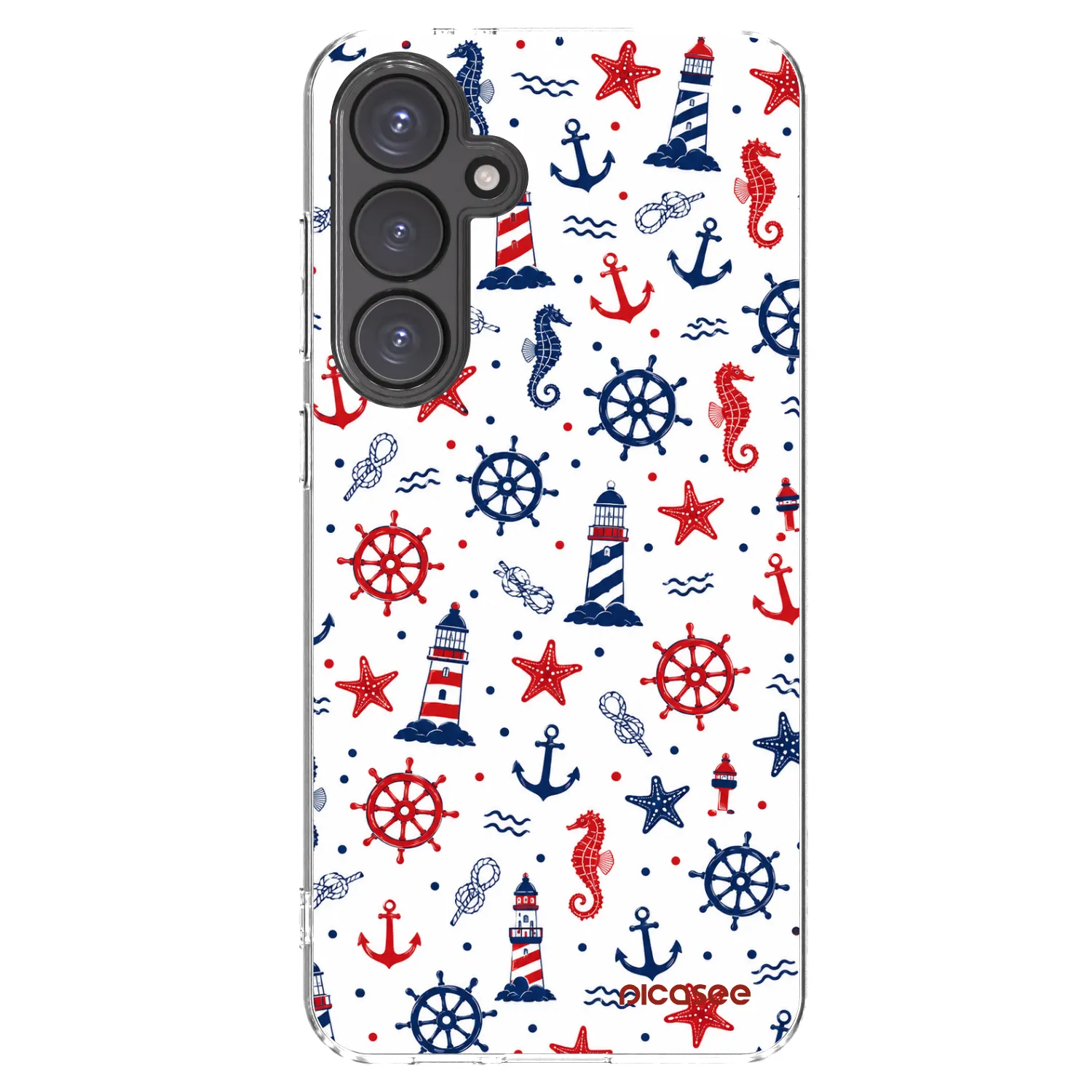 Picasee silikonski prozorni ovitek za Samsung Galaxy S24 FE S721B - Sailor Vibes