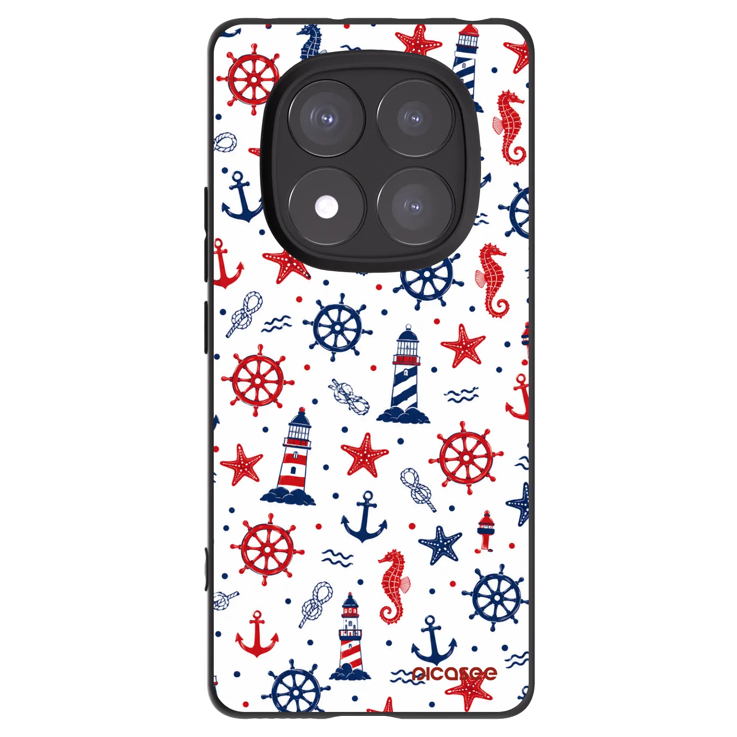 Picasee silikonski črni ovitek za Xiaomi Redmi Note 14 Pro 5G - Sailor Vibes