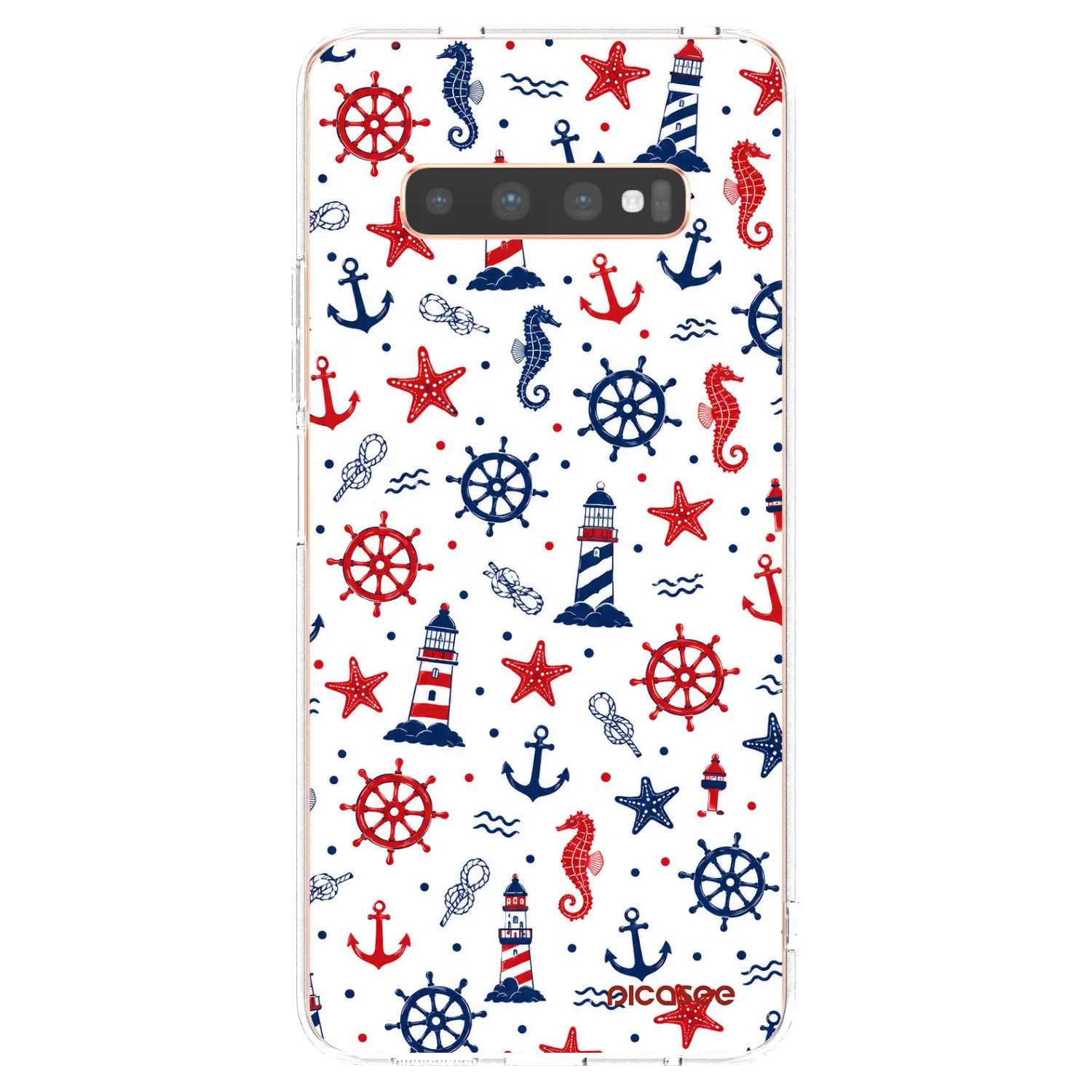 Picasee silikonski prozorni ovitek za Samsung Galaxy S10 Plus G975 - Sailor Vibes