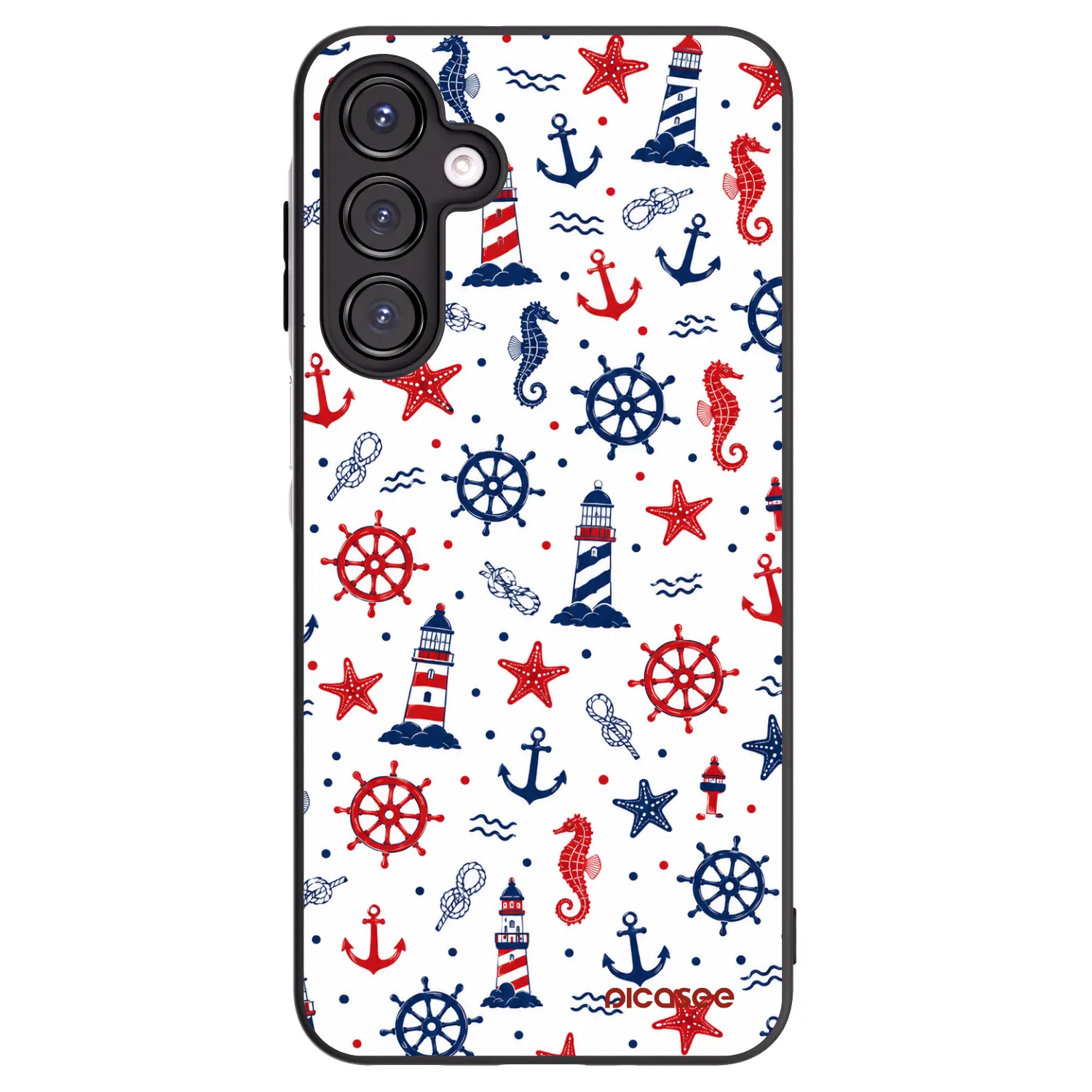 Picasee silikonski črni ovitek za Samsung Galaxy A16 5G - Sailor Vibes