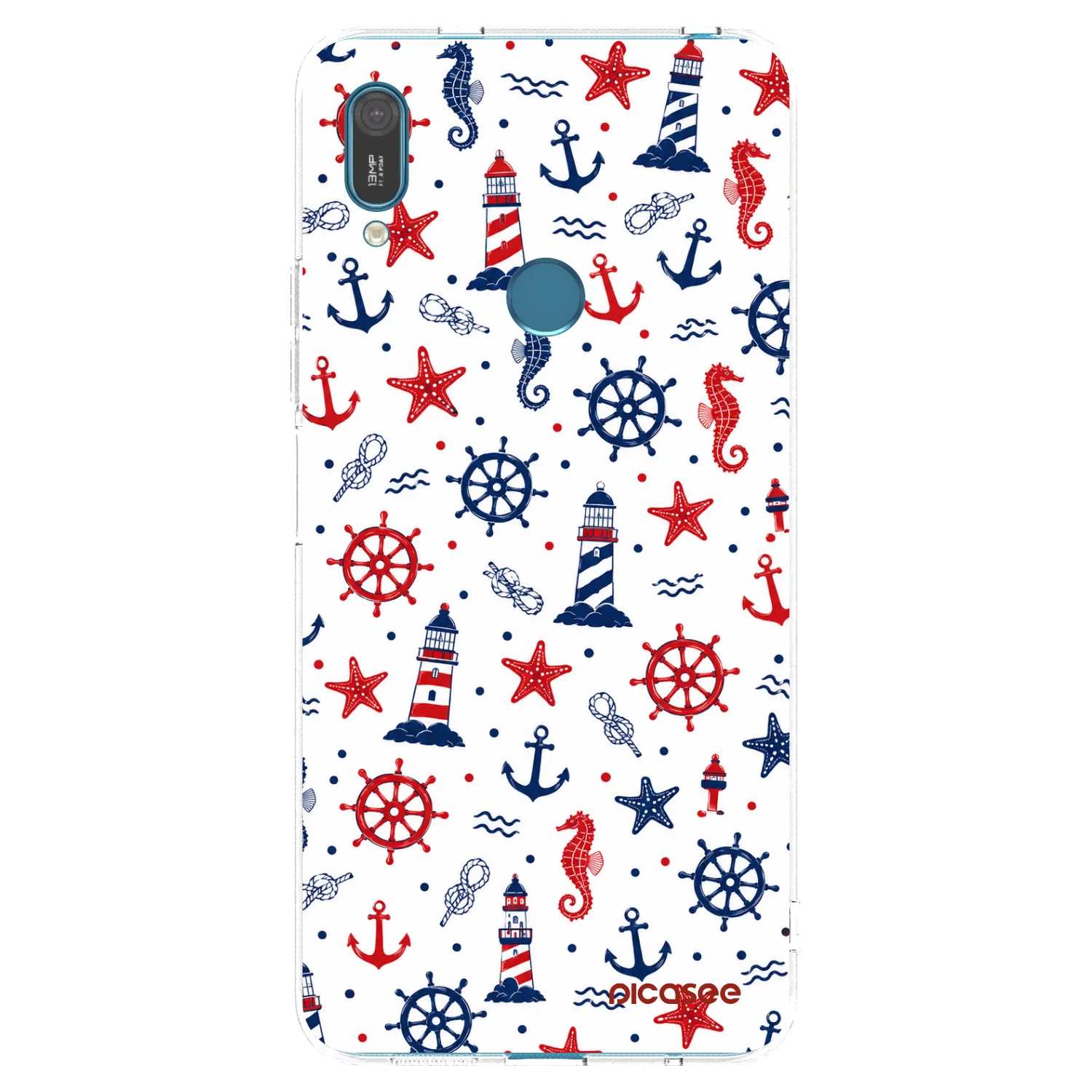 Picasee silikonski prozorni ovitek za Huawei Y7 2019 - Sailor Vibes