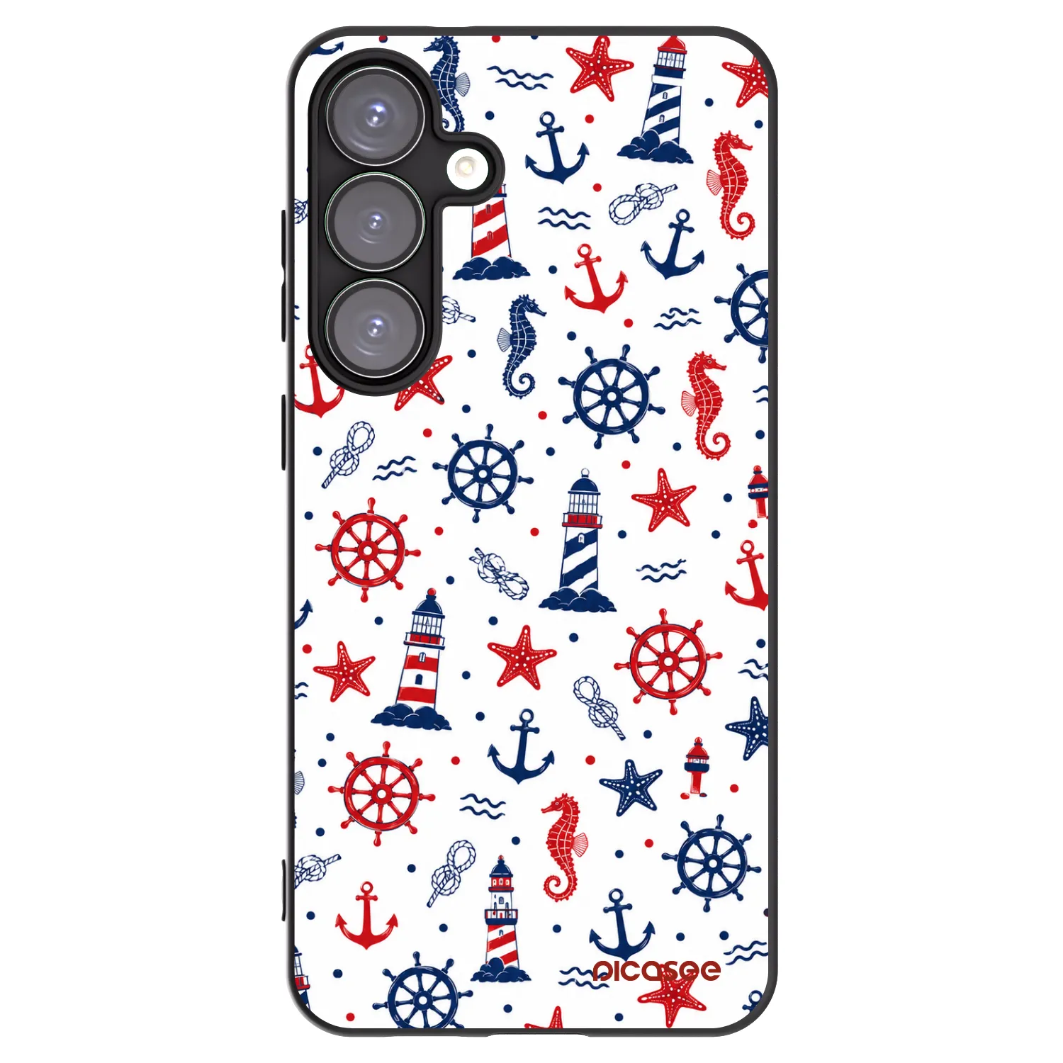 Picasee silikonski črni ovitek za Samsung Galaxy S25+ 5G - Sailor Vibes