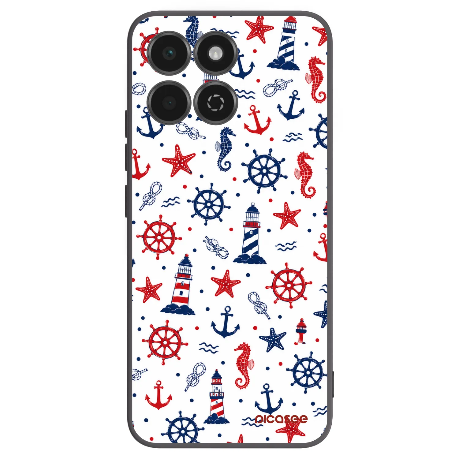 Picasee silikonski črni ovitek za Honor 200 Smart 5G - Sailor Vibes
