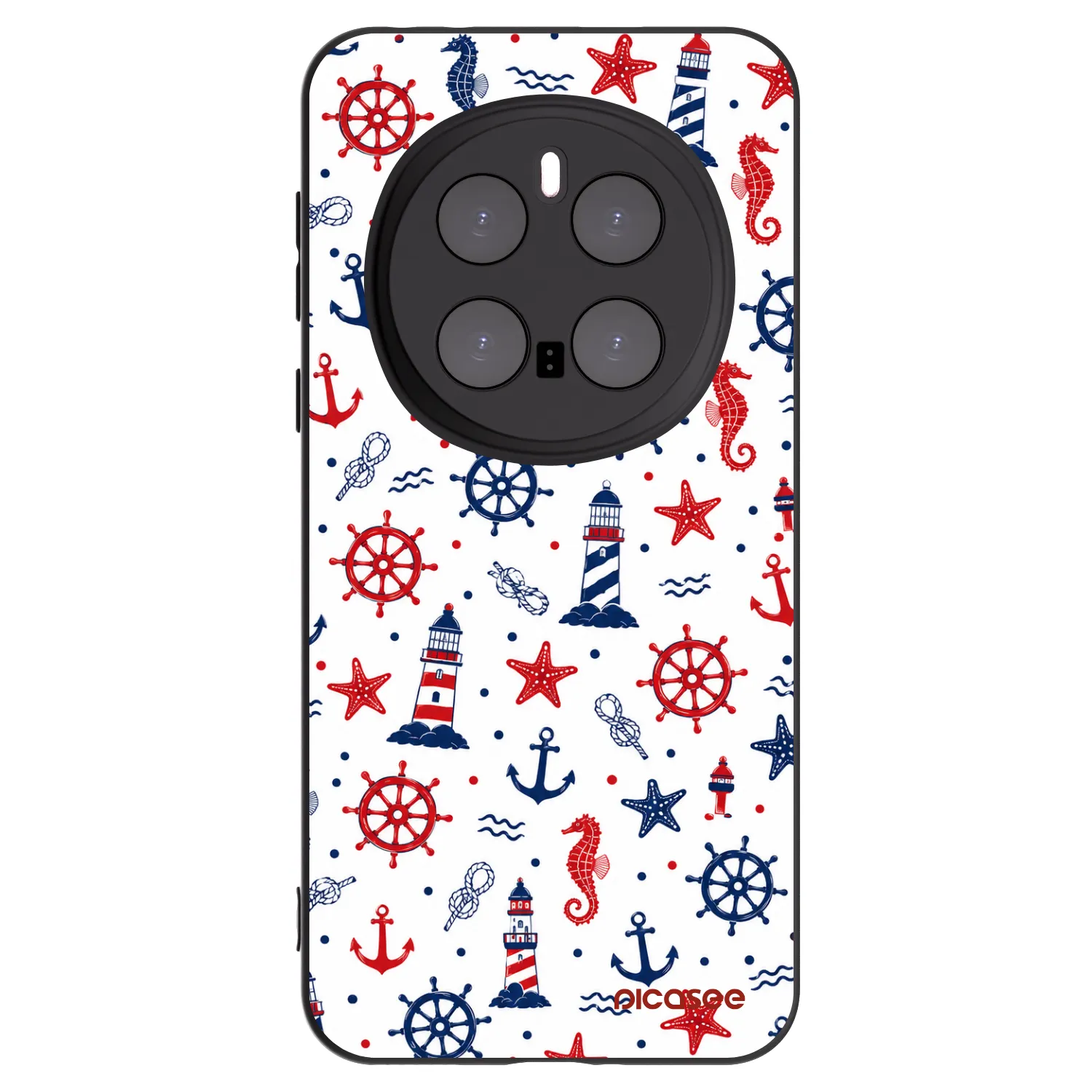Picasee silikonski črni ovitek za Honor Magic7 Pro 5G - Sailor Vibes