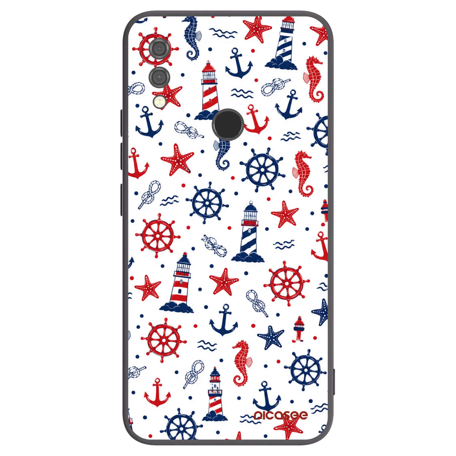 Picasee silikonski črni ovitek za Xiaomi Redmi Note 7 - Sailor Vibes