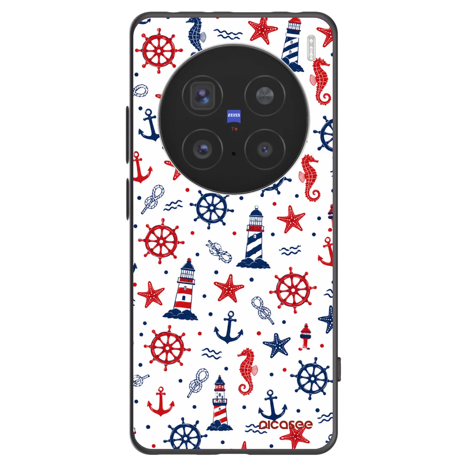 Picasee silikonski črni ovitek za Vivo X200 Pro - Sailor Vibes