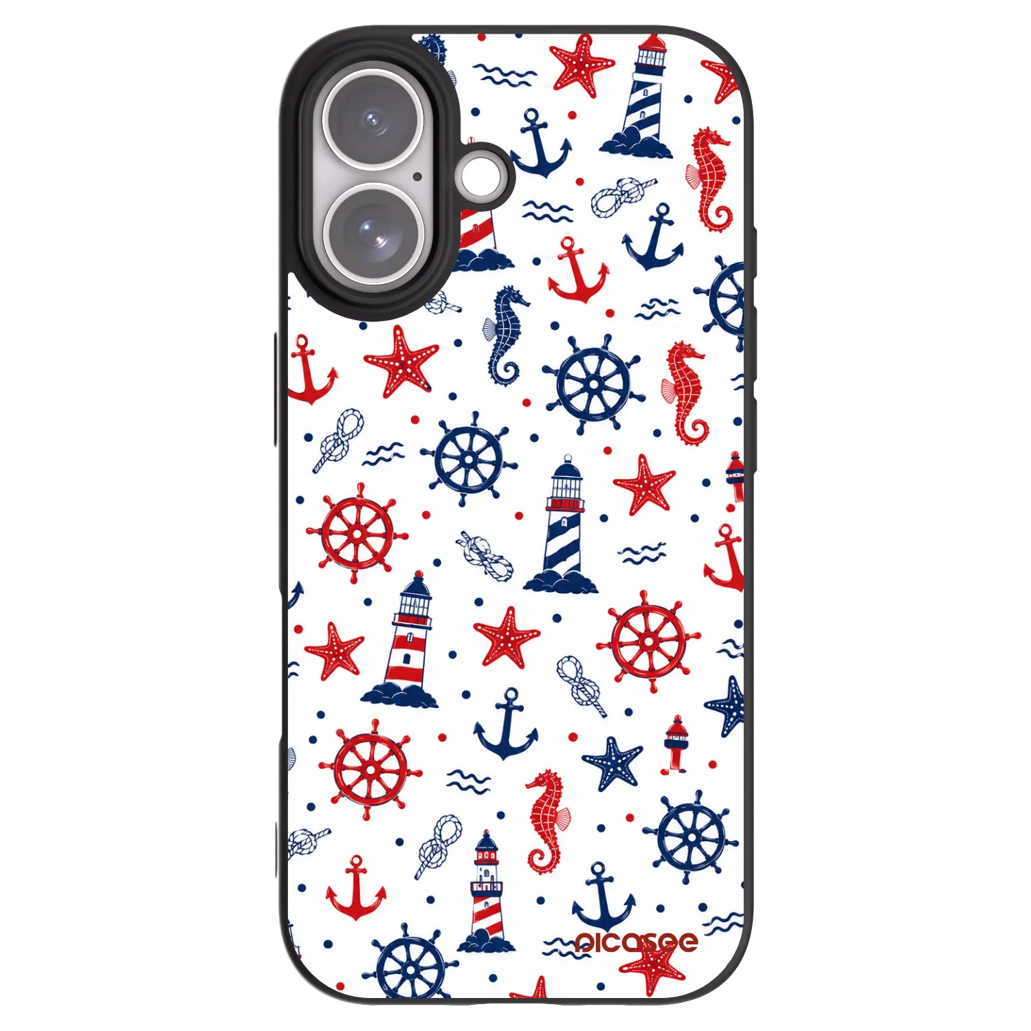 Picasee silikonski črni ovitek za Apple iPhone 17 - Sailor Vibes