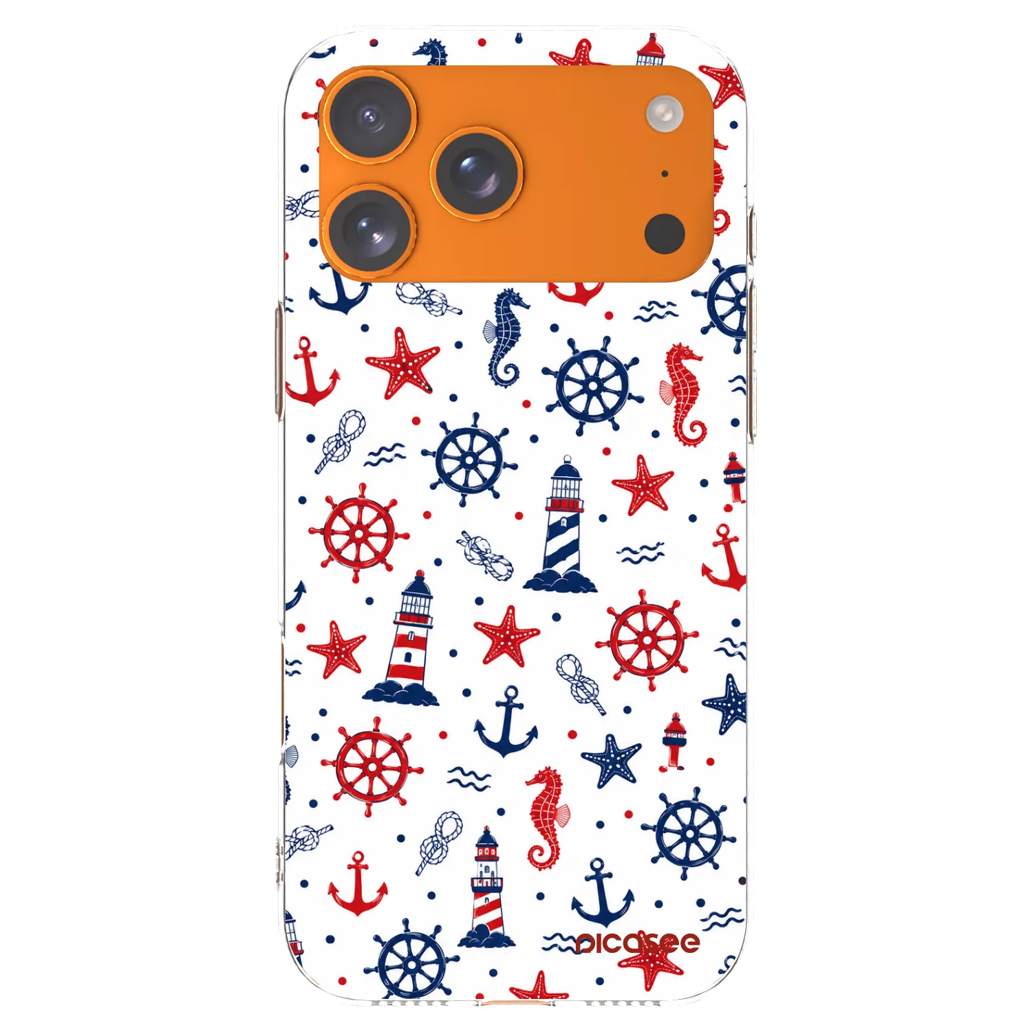 Picasee silikonski prozorni ovitek za Apple iPhone 17 Pro Max - Sailor Vibes