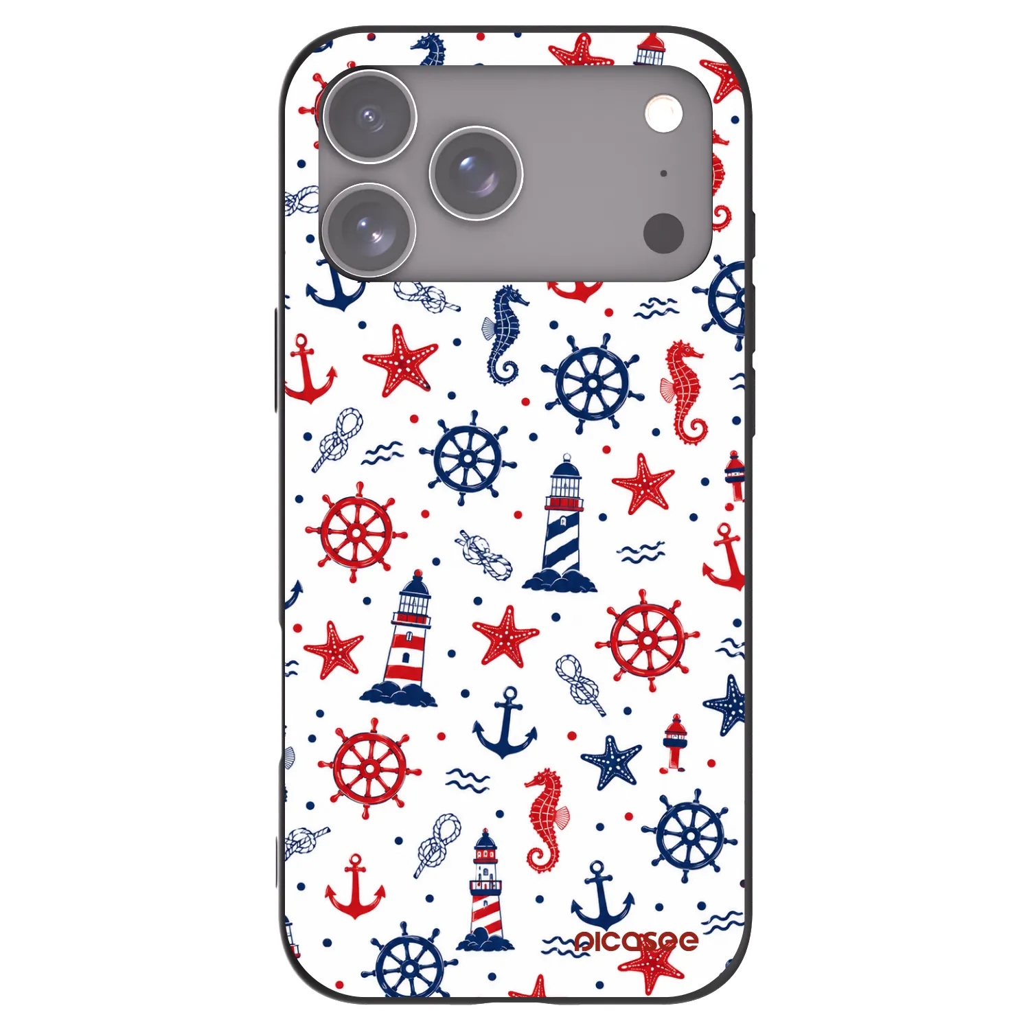 Picasee silikonski črni ovitek za Apple iPhone 17 Pro Max - Sailor Vibes