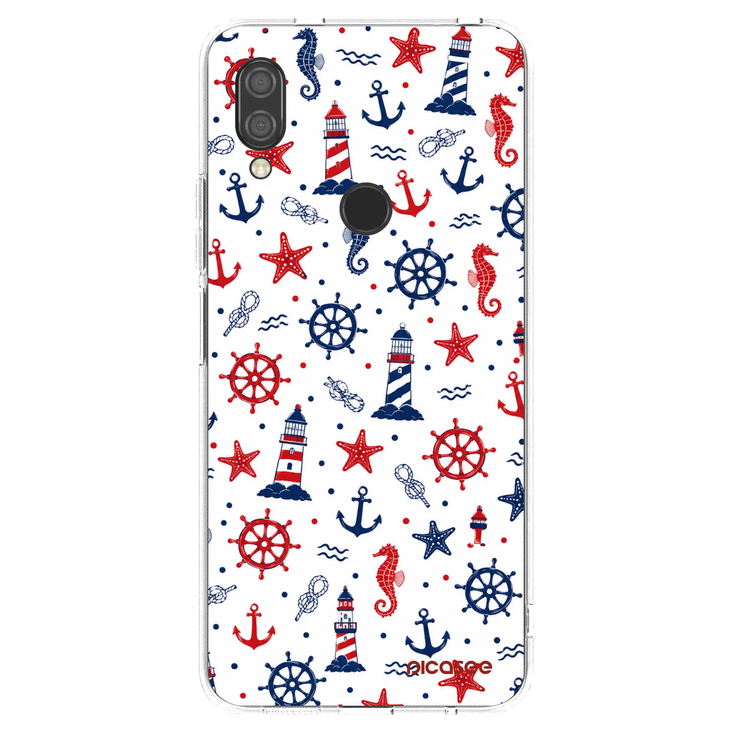 Picasee silikonski prozorni ovitek za Xiaomi Redmi 7 - Sailor Vibes