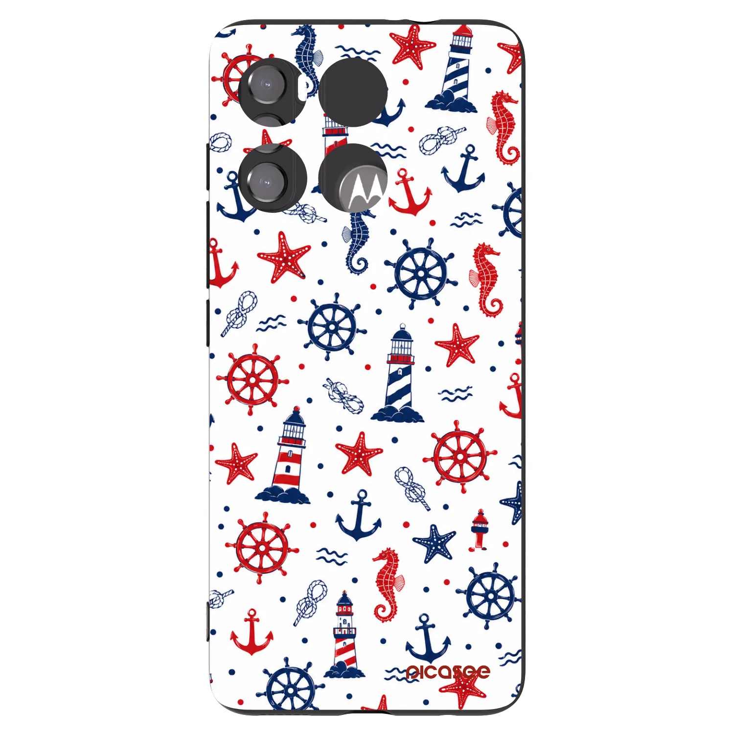 Picasee silikonski črni ovitek za Motorola Edge 60 5G - Sailor Vibes