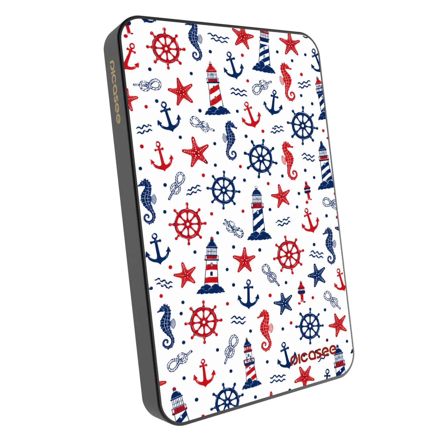 Picasee Prenosna baterija z MagSafe 5 000 mAh Siva - Sailor Vibes