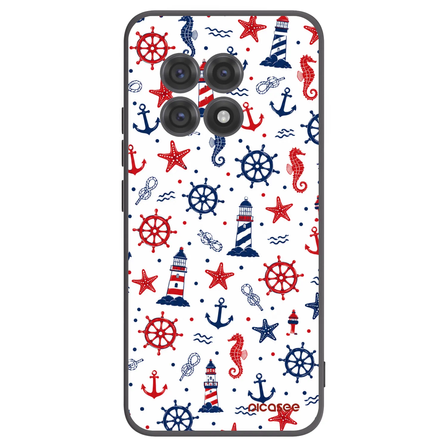 Picasee silikonski črni ovitek za OnePlus 13R 5G - Sailor Vibes