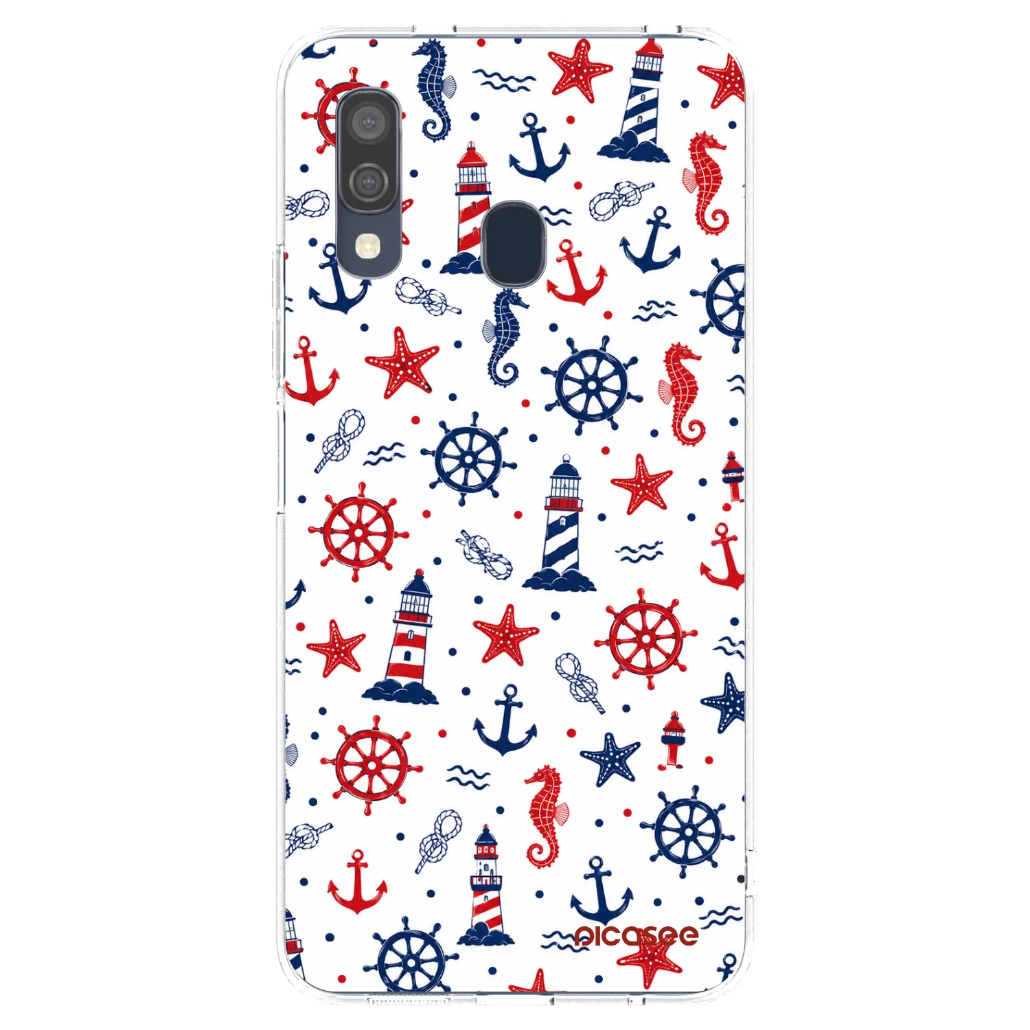 Picasee silikonski prozorni ovitek za Samsung Galaxy A40 A405F - Sailor Vibes