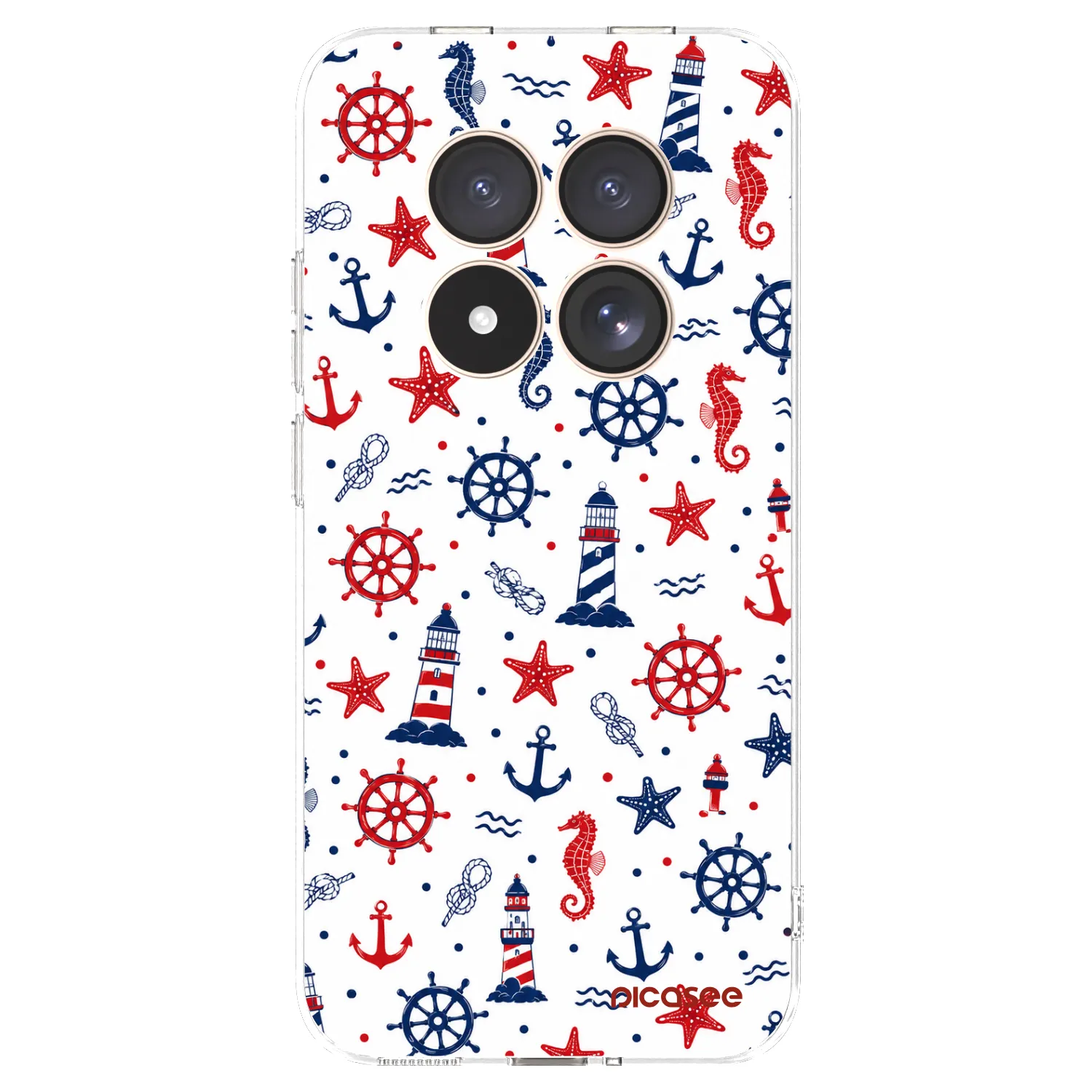 Picasee silikonski prozorni ovitek za Xiaomi Redmi Note 15 Pro 4G - Sailor Vibes