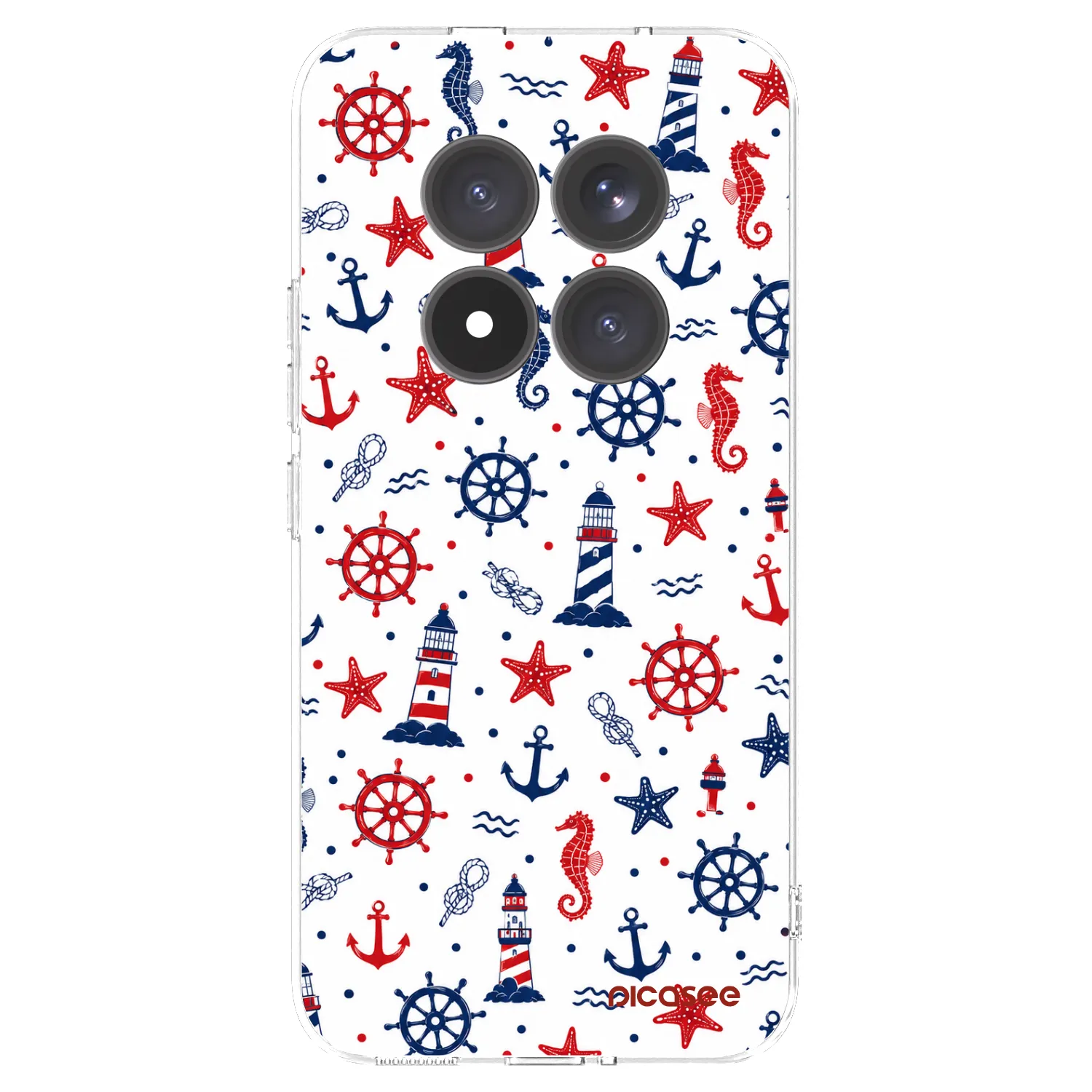 Picasee silikonski prozorni ovitek za Xiaomi Redmi Note 15 Pro+ - Sailor Vibes