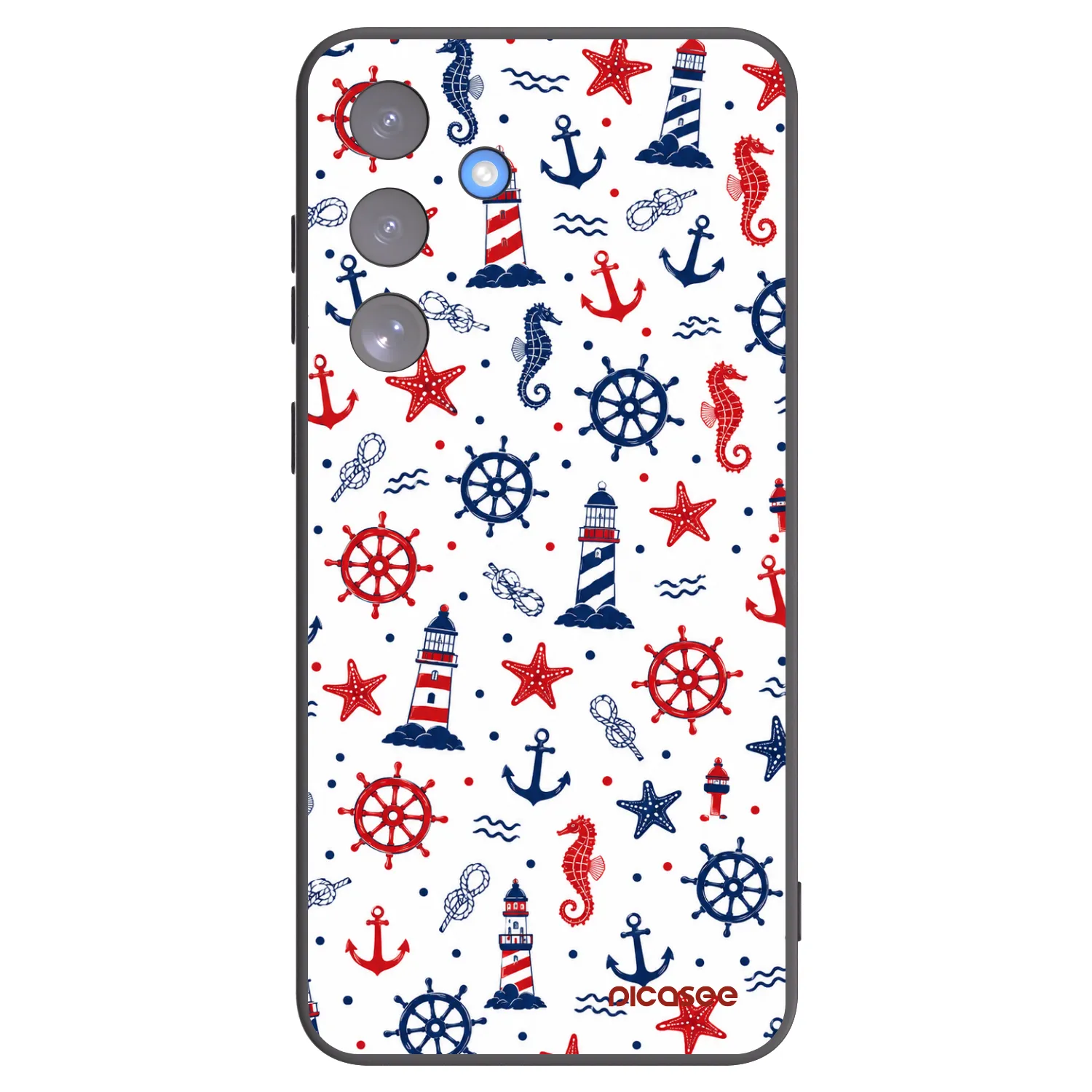 Picasee silikonski črni ovitek za Samsung Galaxy S25 FE 5G - Sailor Vibes