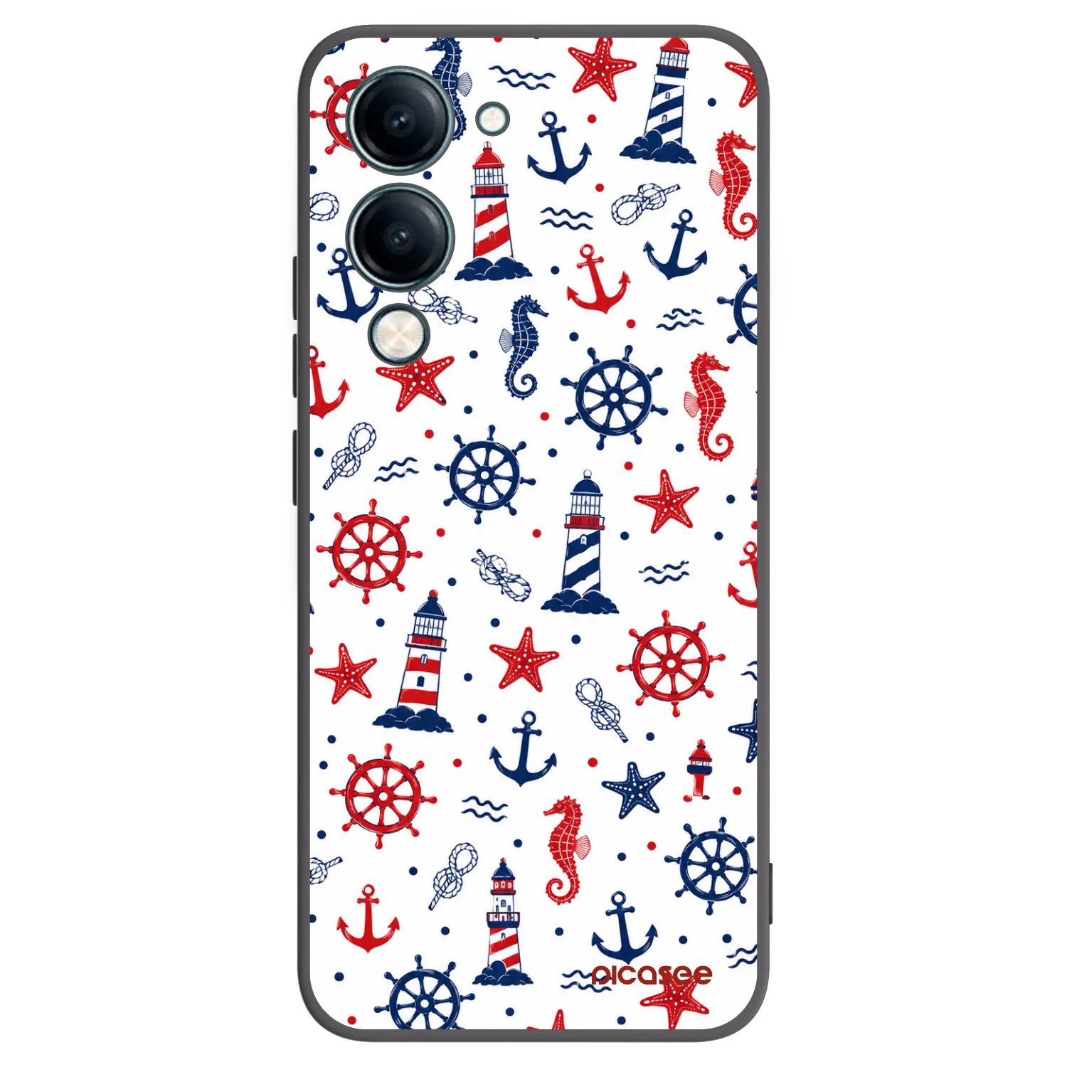 Picasee silikonski črni ovitek za Vivo Y29s 5G - Sailor Vibes