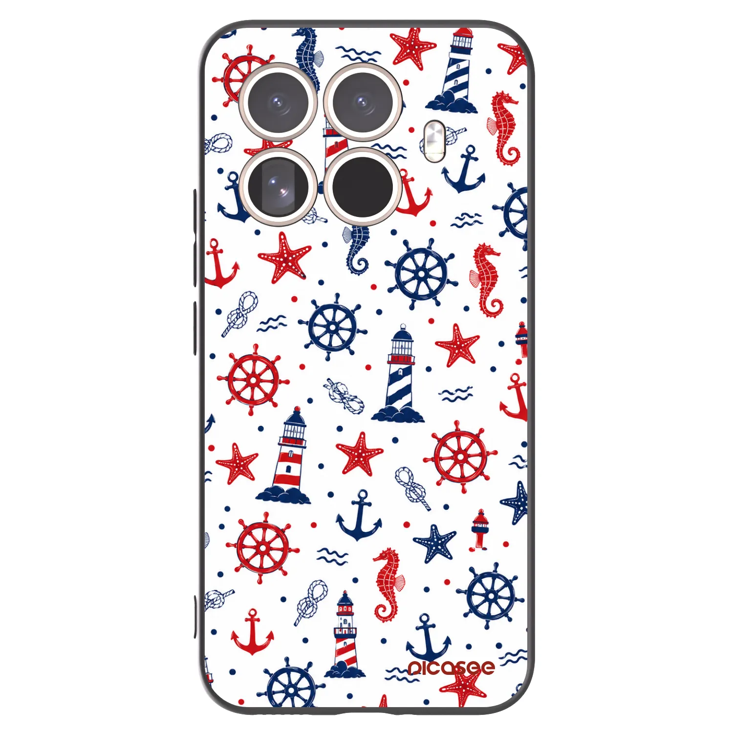 Picasee silikonski črni ovitek za Xiaomi 15T Pro - Sailor Vibes
