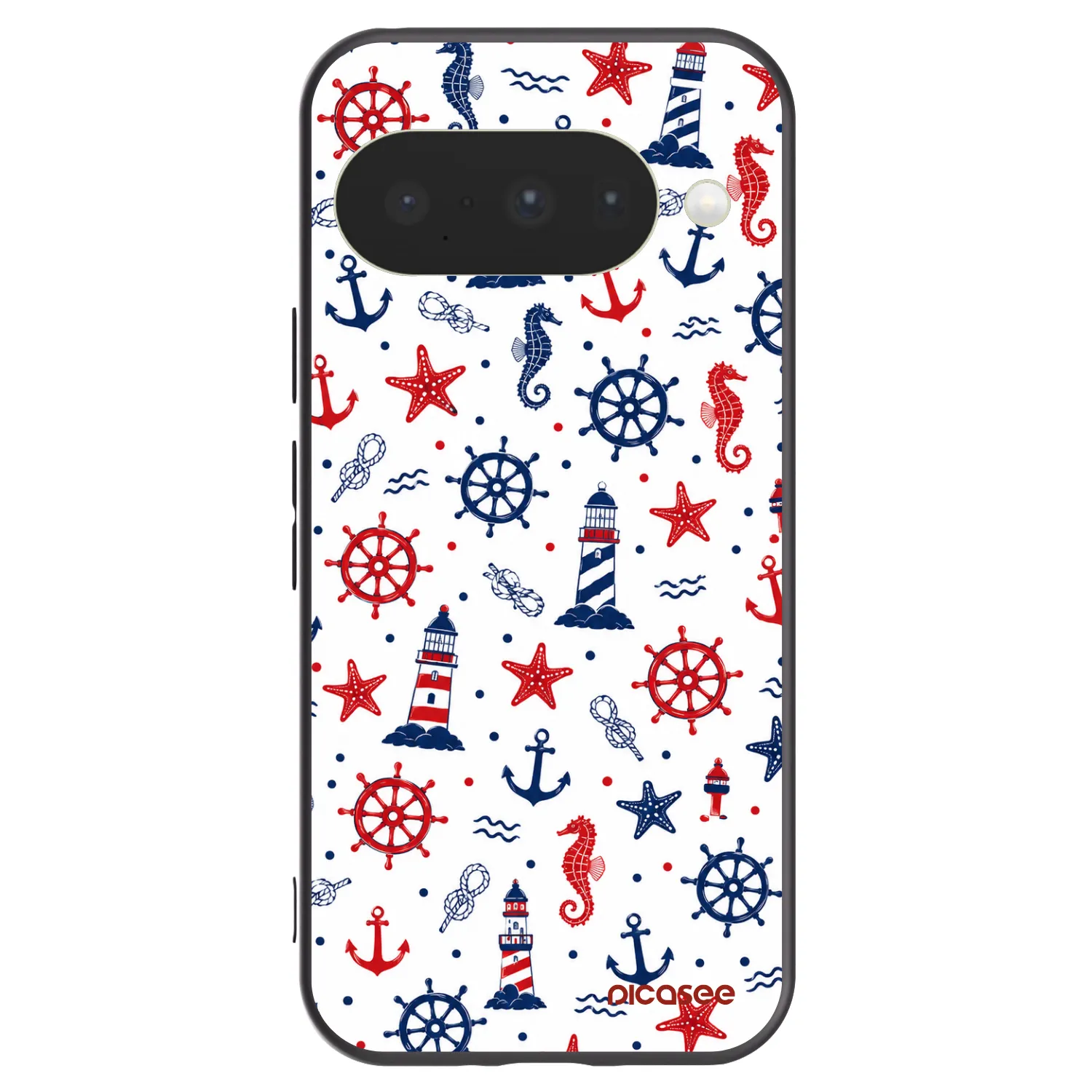 Picasee silikonski črni ovitek za Google Pixel 10 - Sailor Vibes