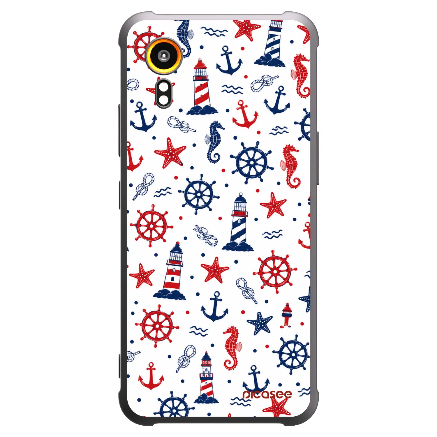 Picasee silikonski črni ovitek za Samsung Galaxy Xcover 7 - Sailor Vibes