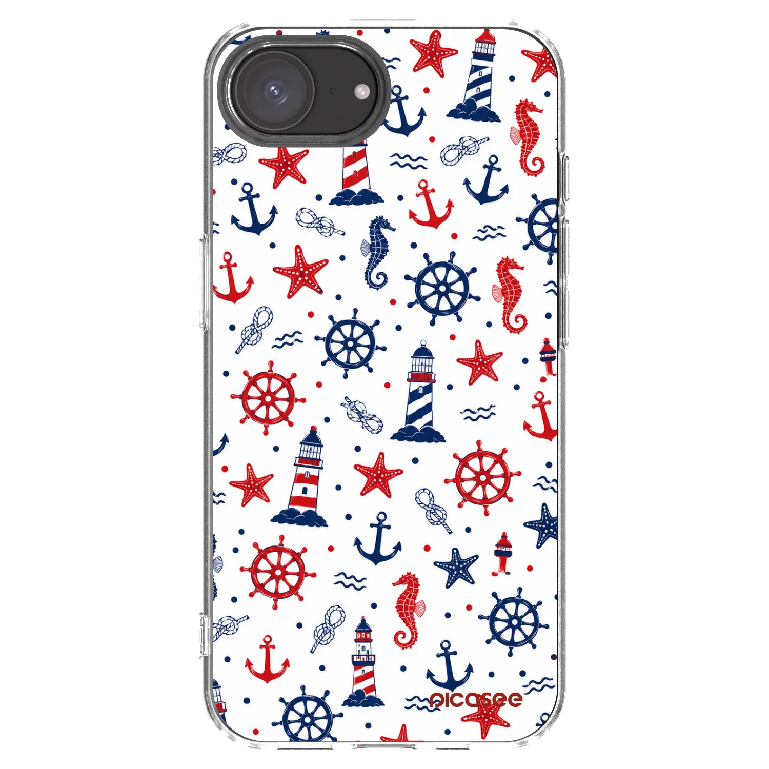 Picasee silikonski prozorni ovitek za Apple iPhone 17e - Sailor Vibes