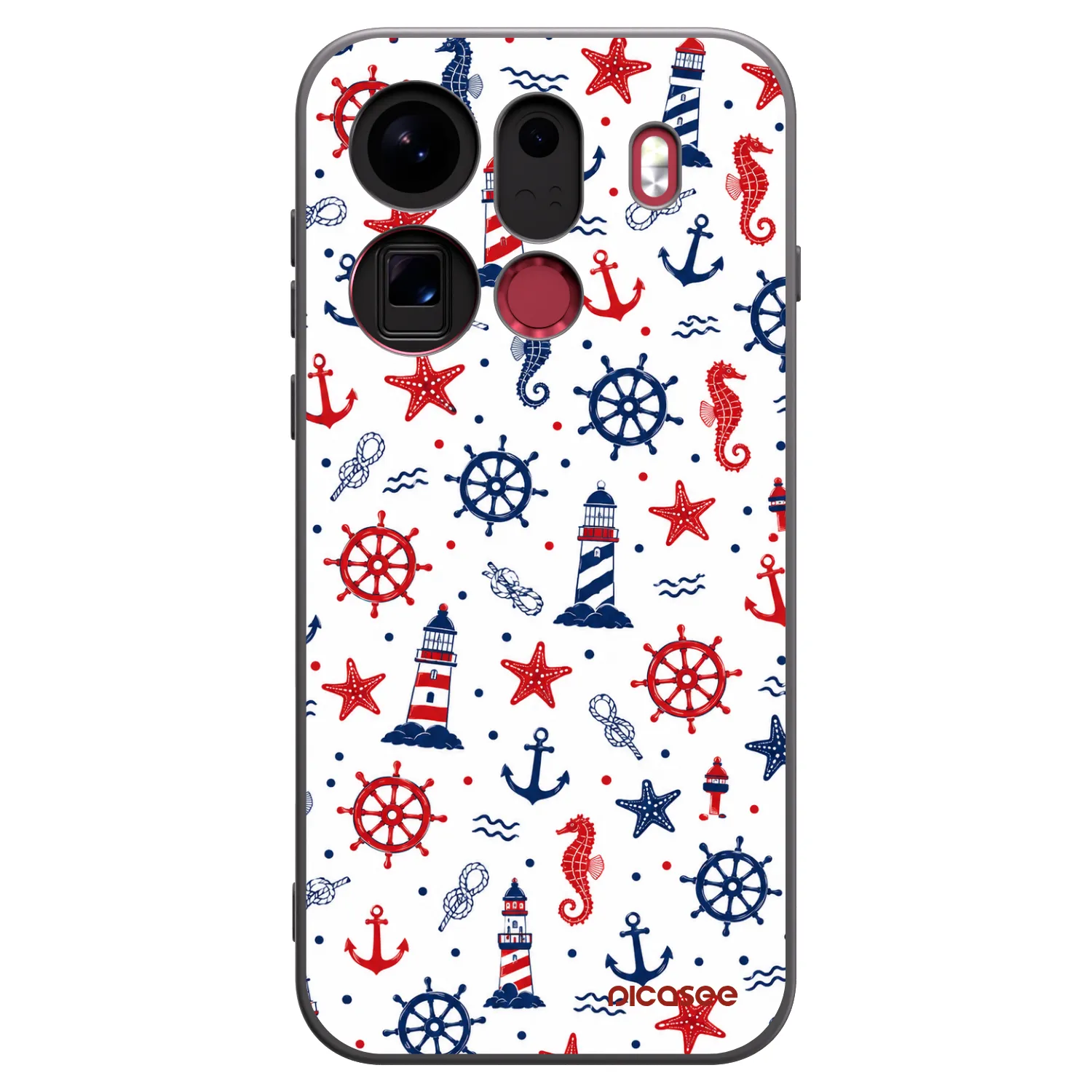 Picasee silikonski črni ovitek za OPPO Find X9 Pro - Sailor Vibes