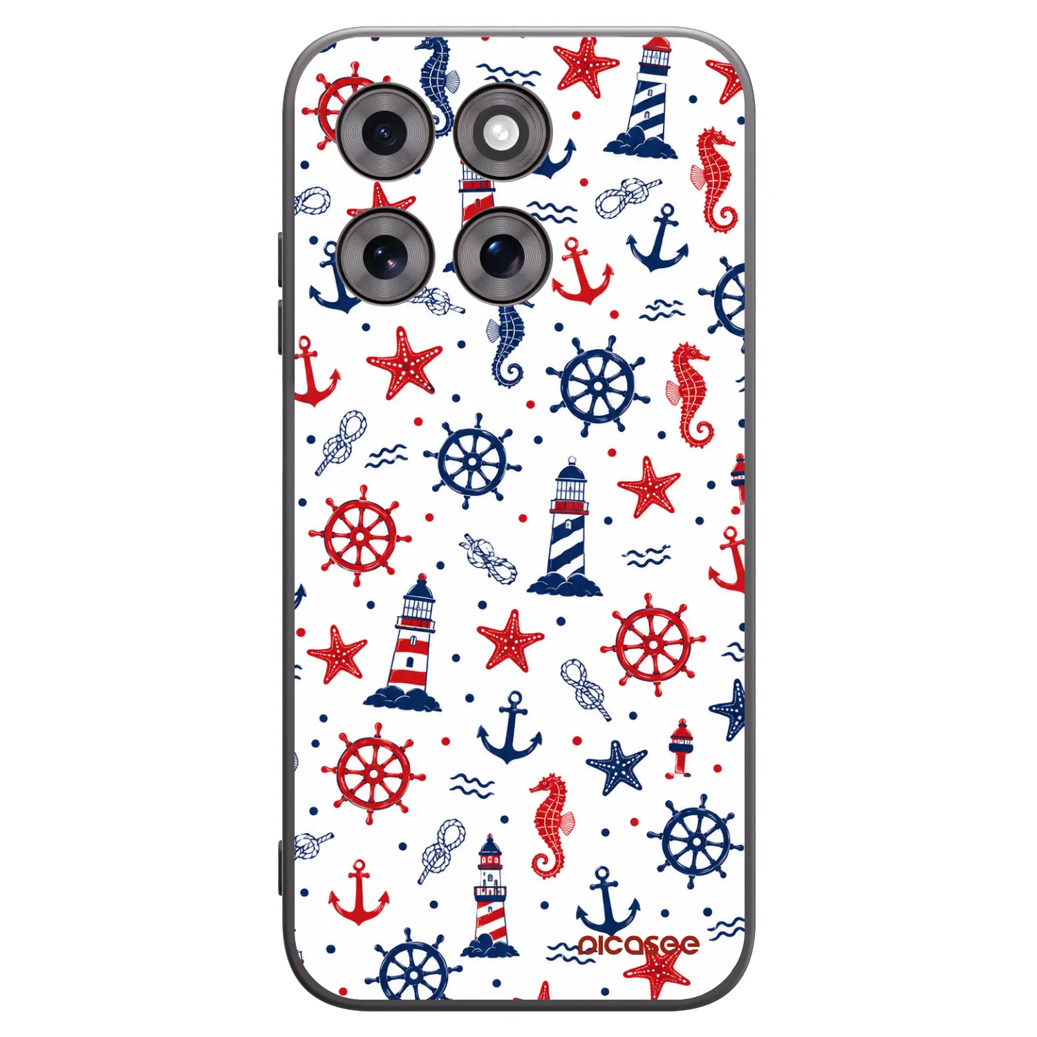 Picasee silikonski črni ovitek za Motorola Moto G77 - Sailor Vibes